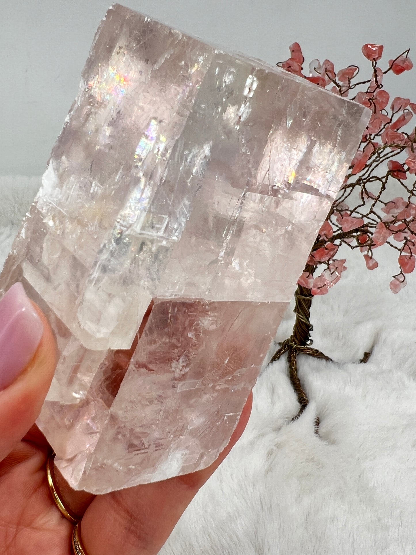 Pink Optical Calcite