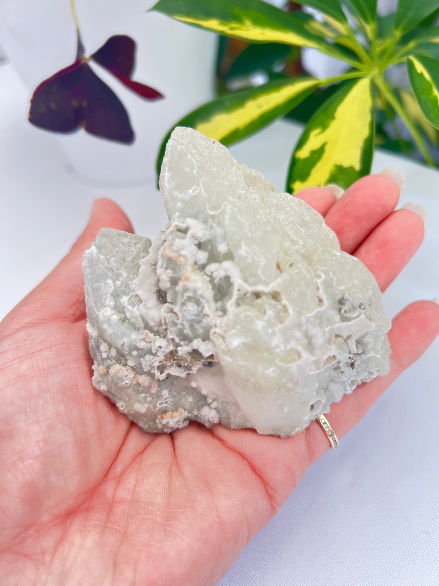 Chlorite Quartz, Pyrite and Calcite Cluster