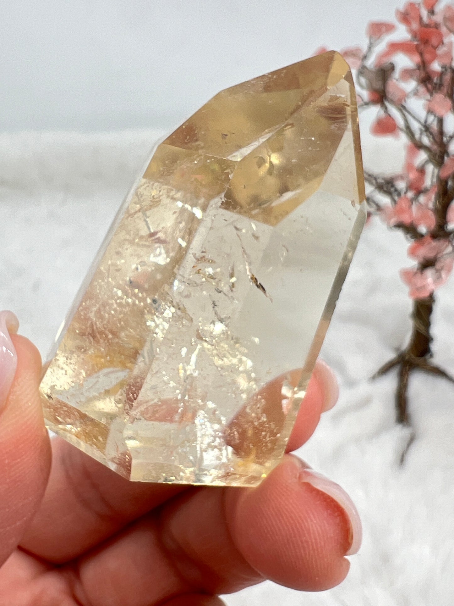 Natural Citrine Point