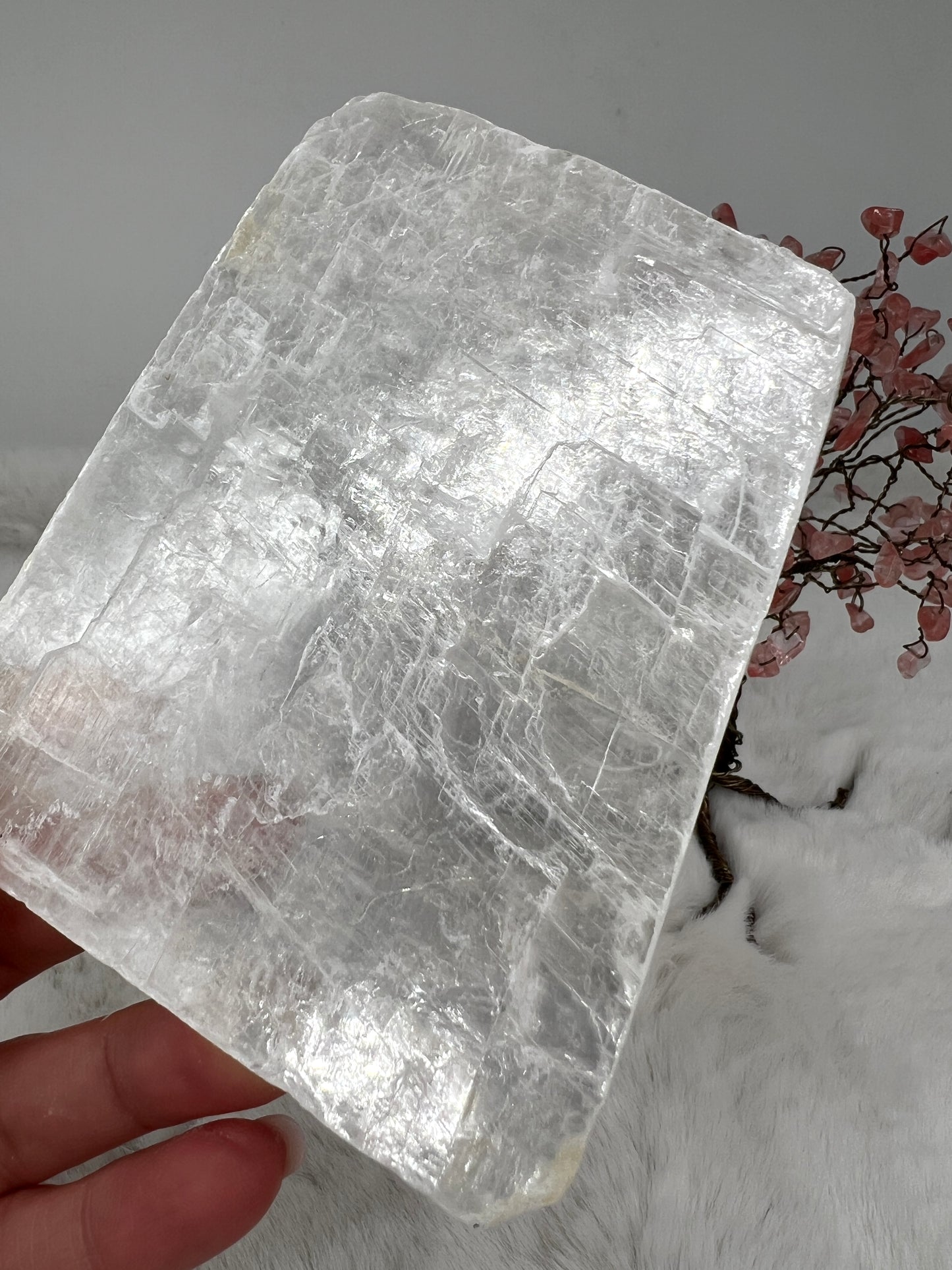 Natural Selenite Plate