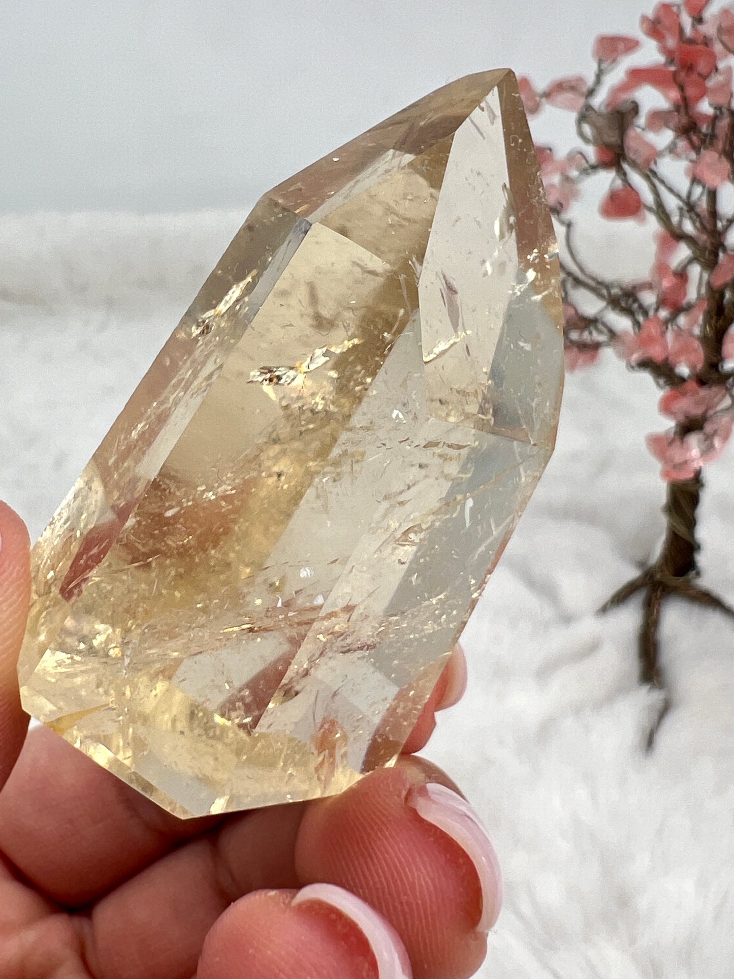 Natural Citrine Point