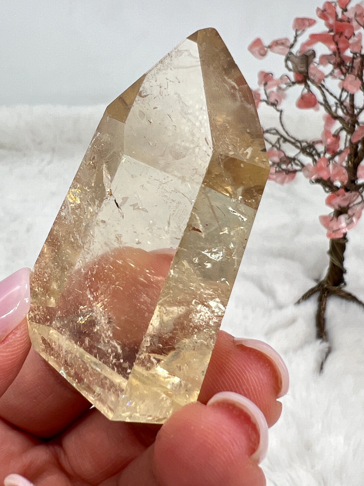 Natural Citrine Point