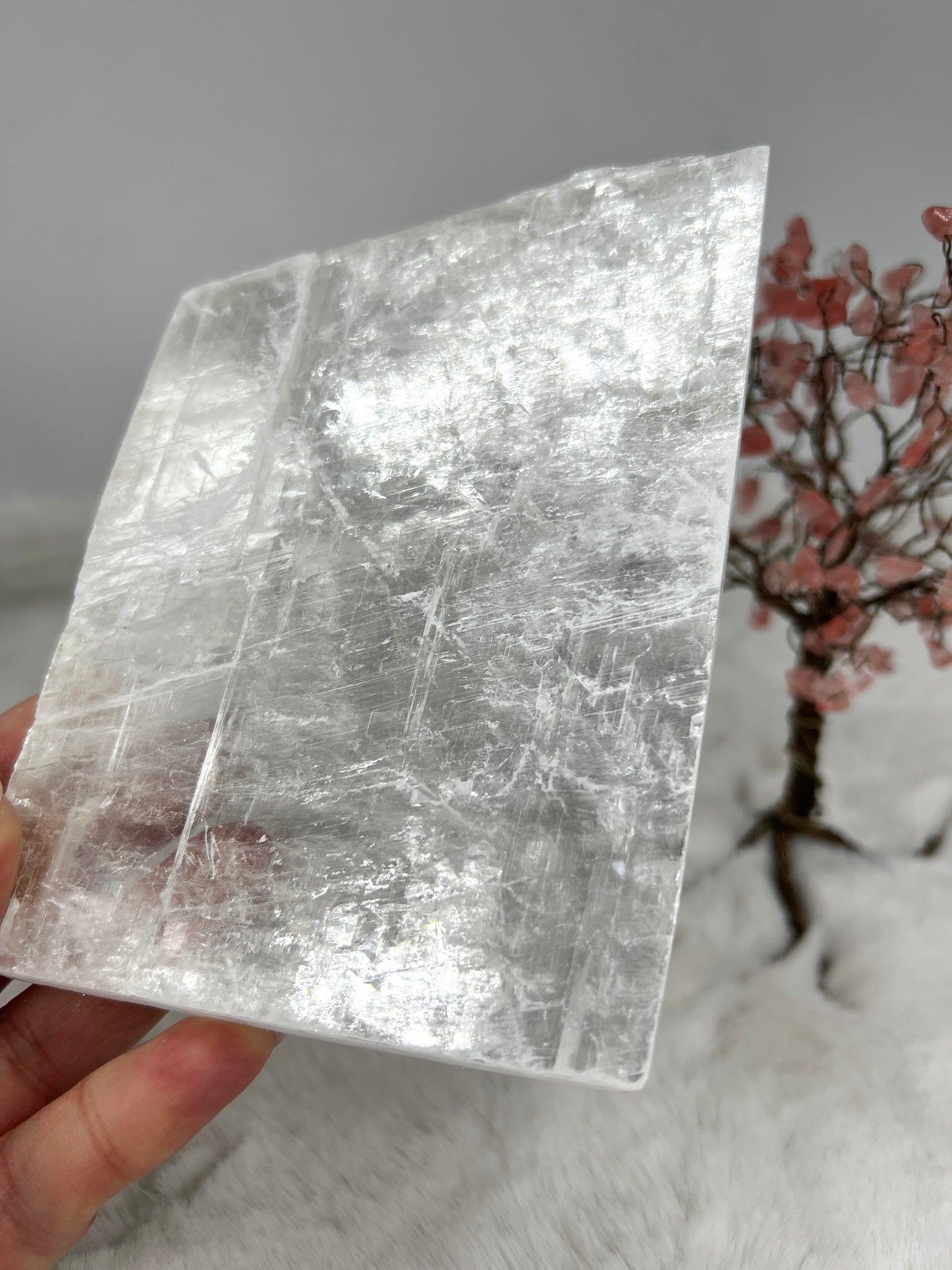 Natural Selenite Plate