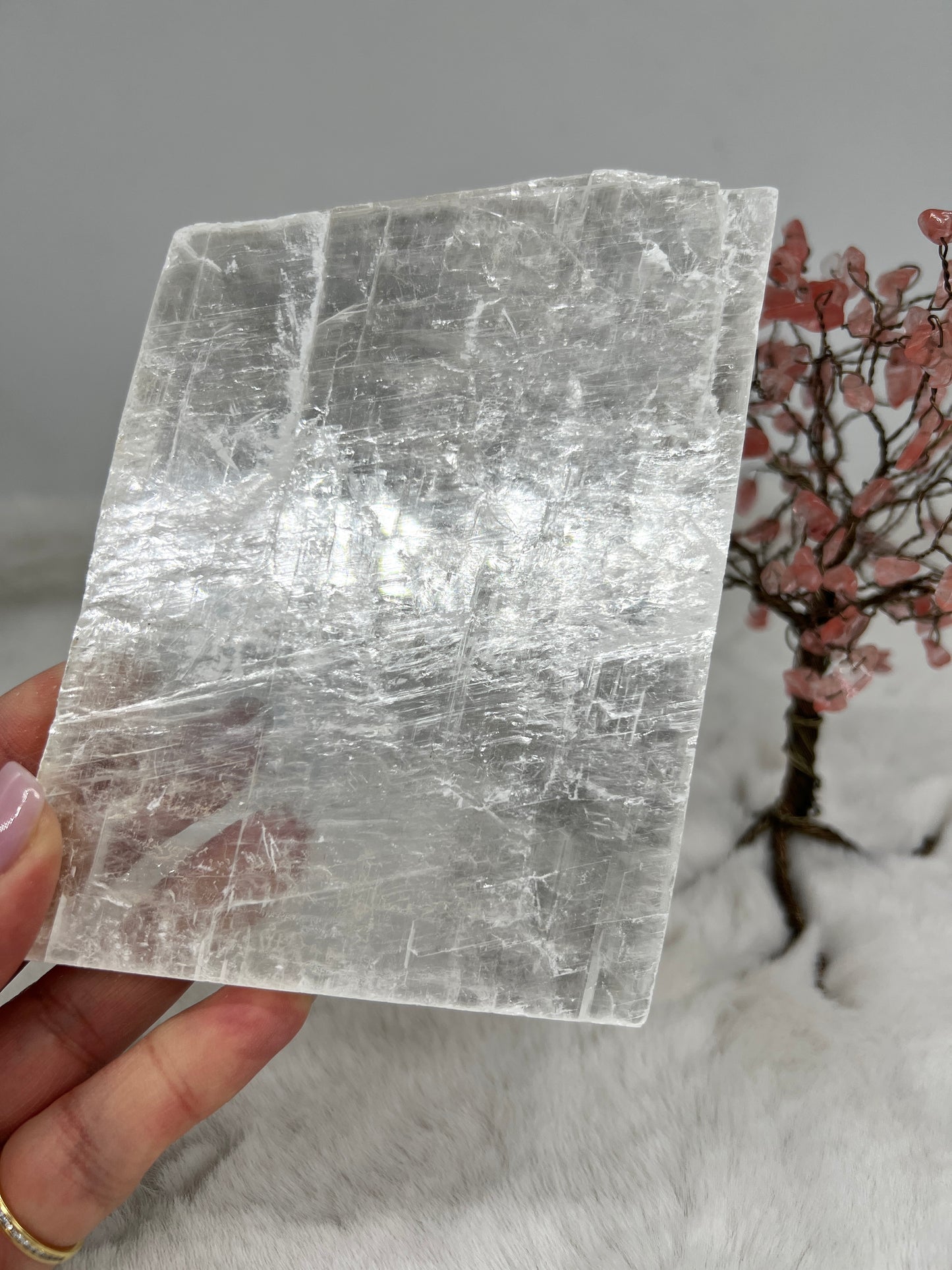 Natural Selenite Plate