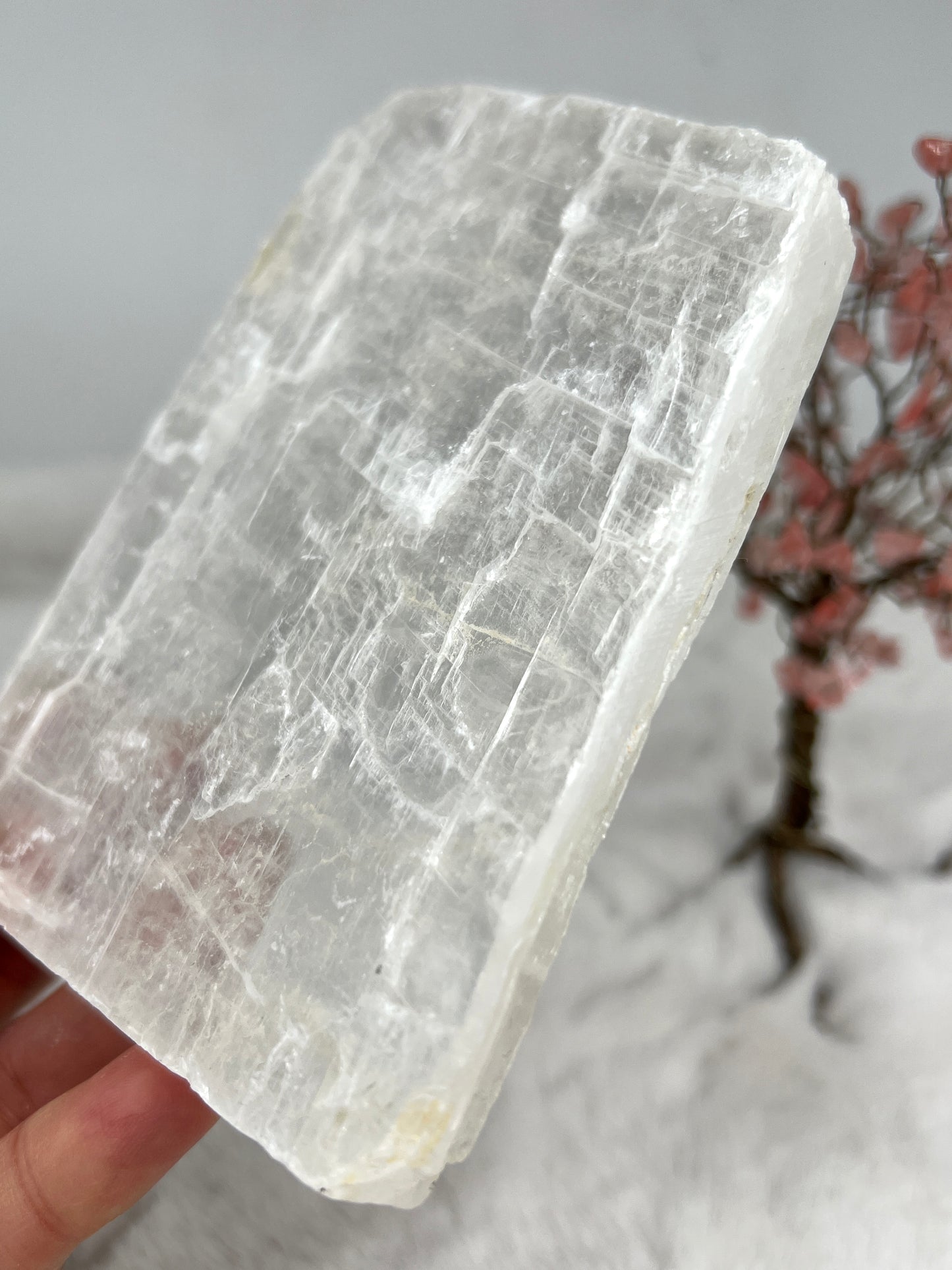 Natural Selenite Plate