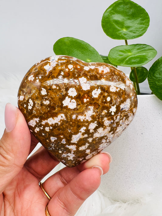 Ocean Jasper Heart