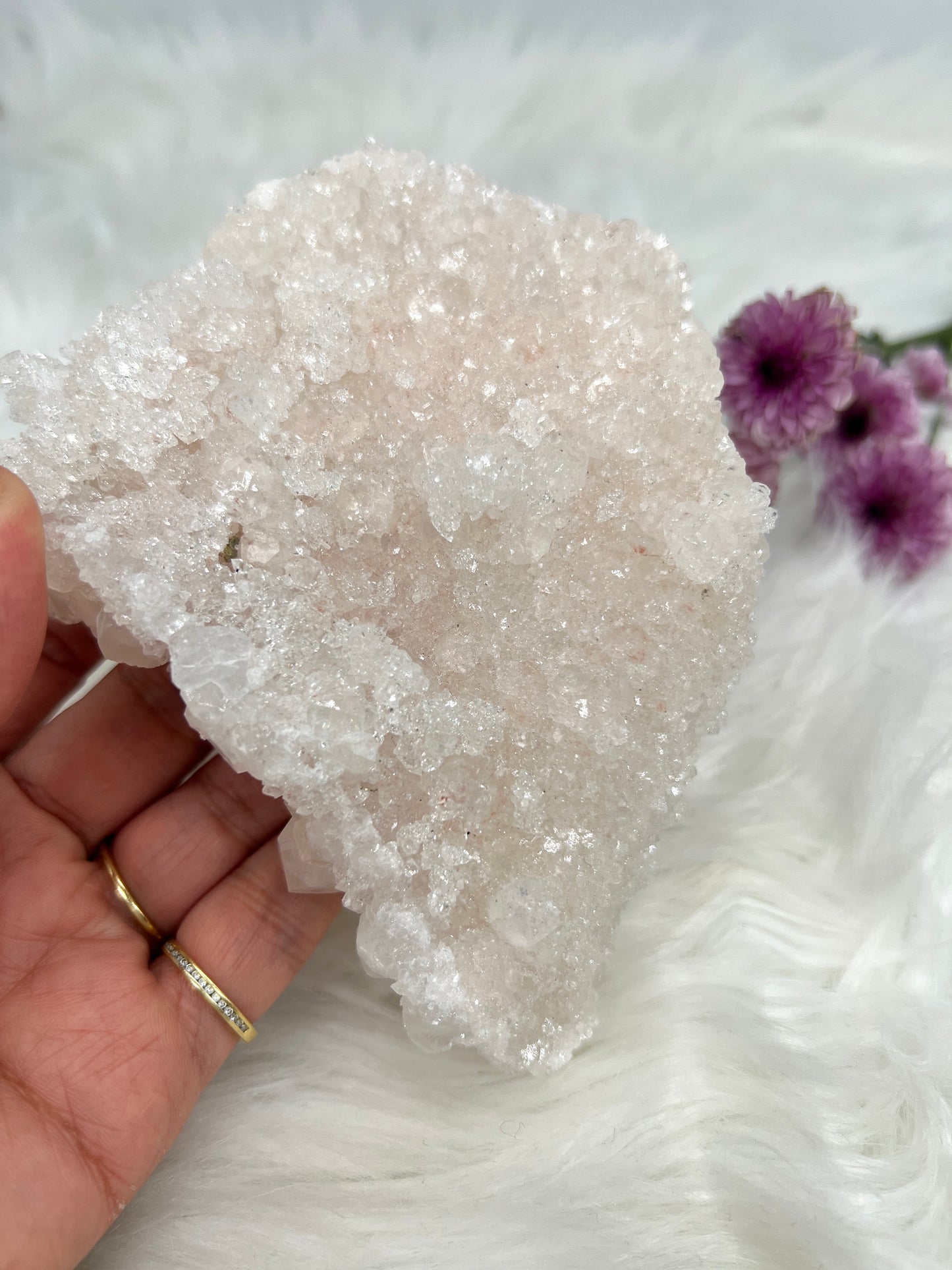 Crystalline Pink Apophyllite