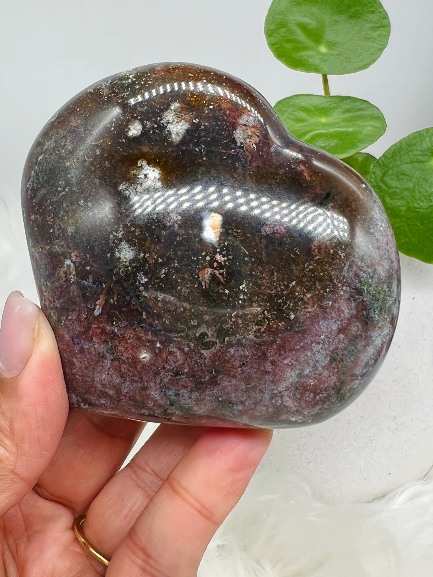 Ocean Jasper Heart