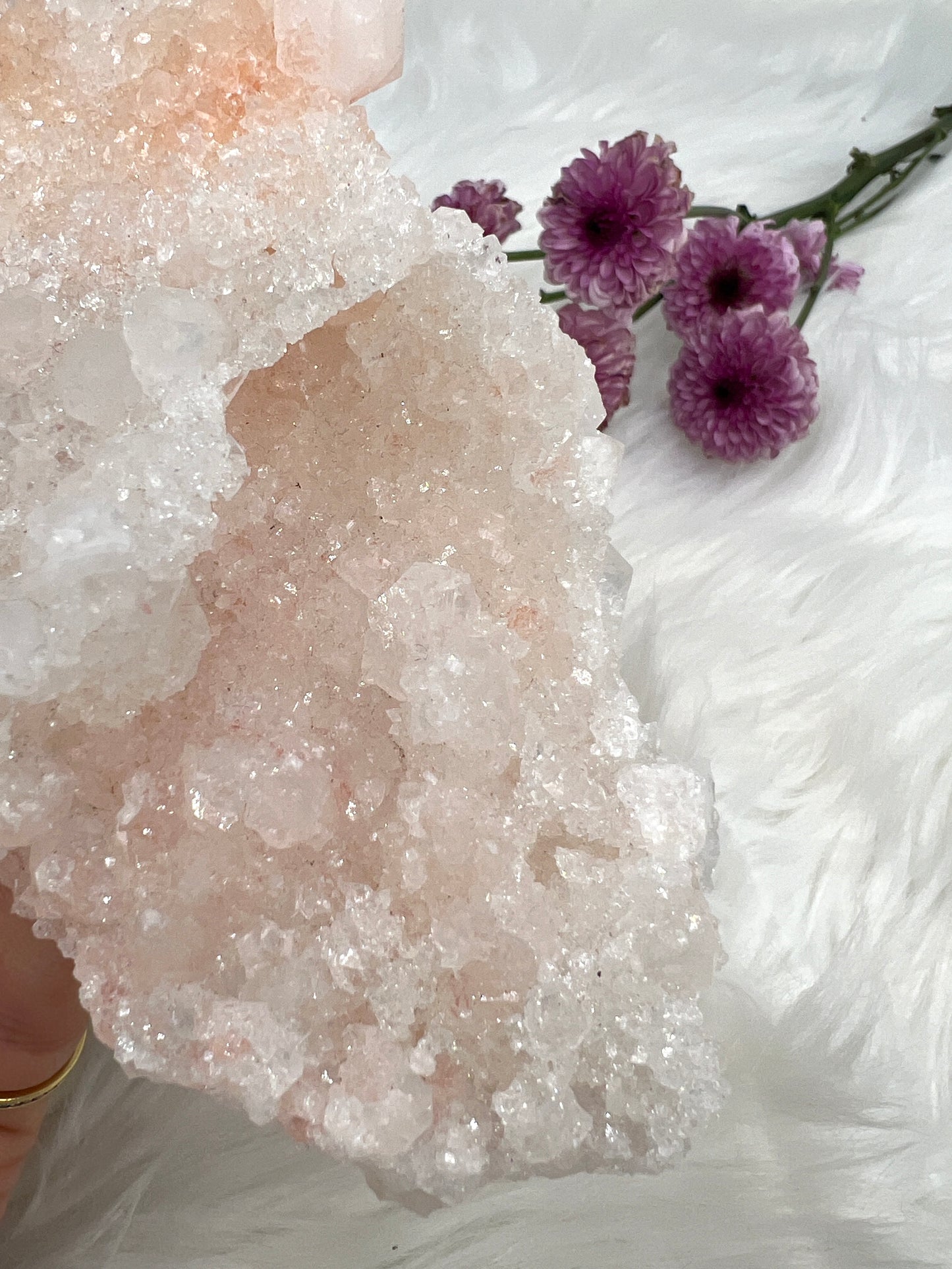 Crystalline Pink Apophyllite