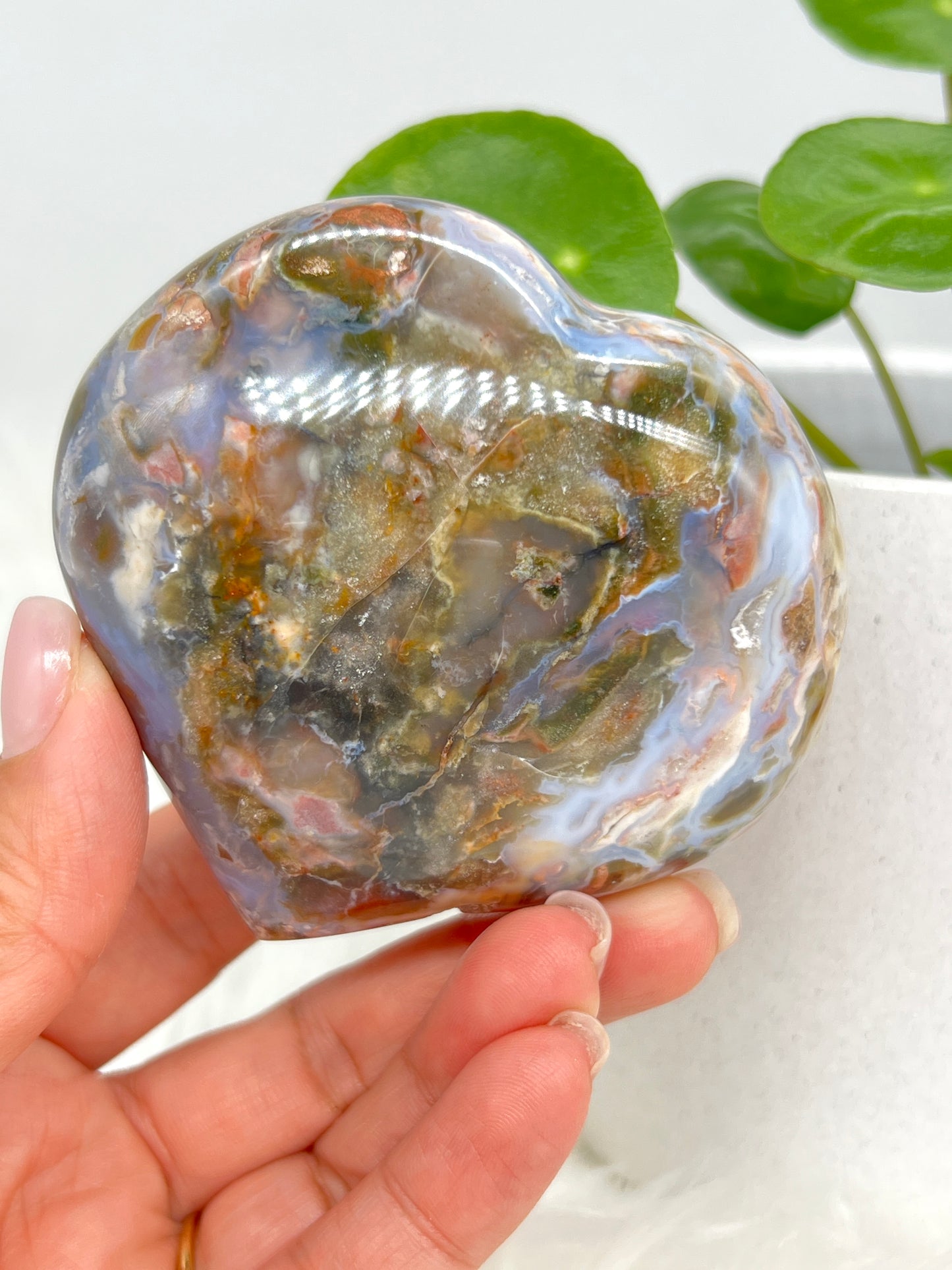 Ocean Jasper Heart