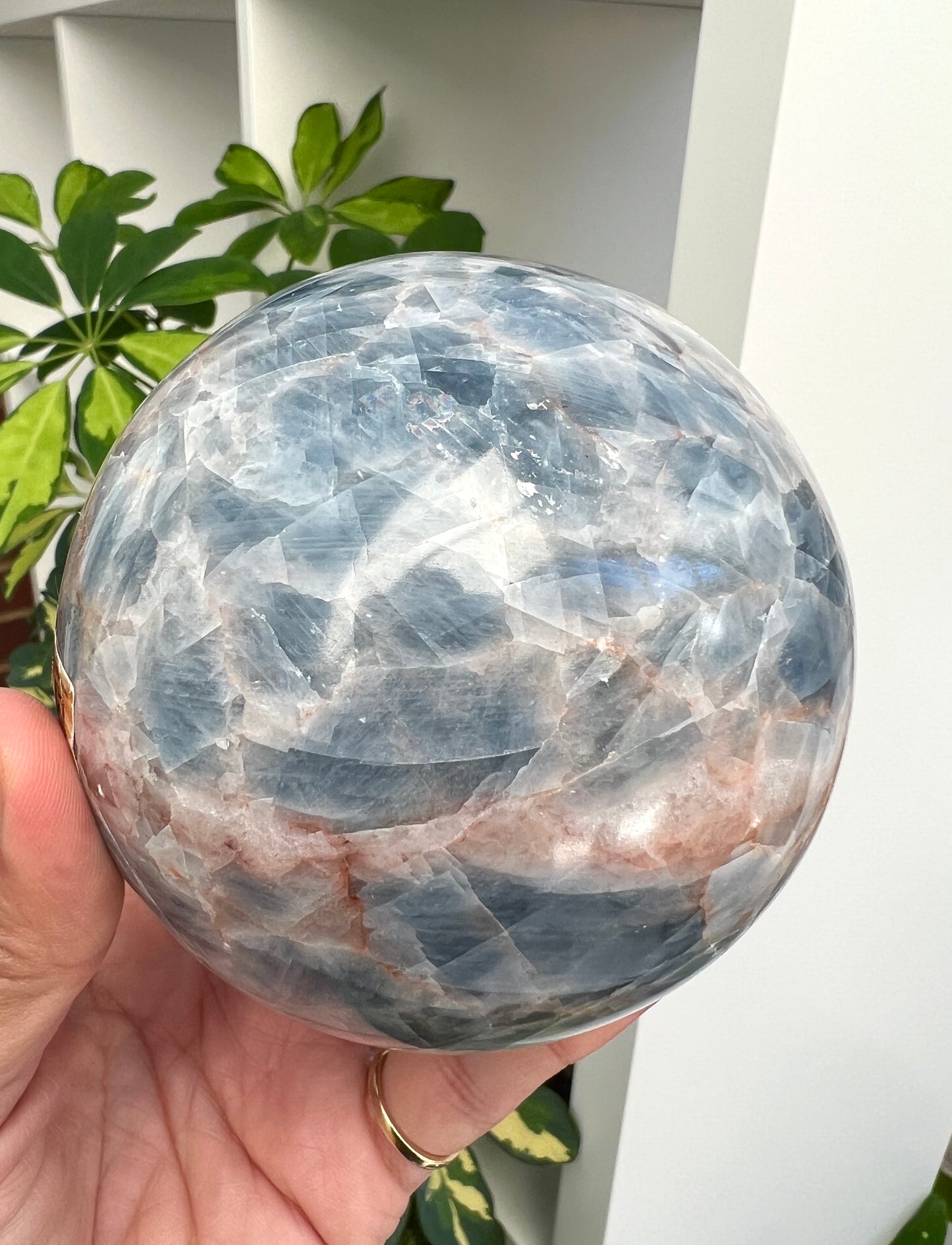 Blue Calcite Sphere