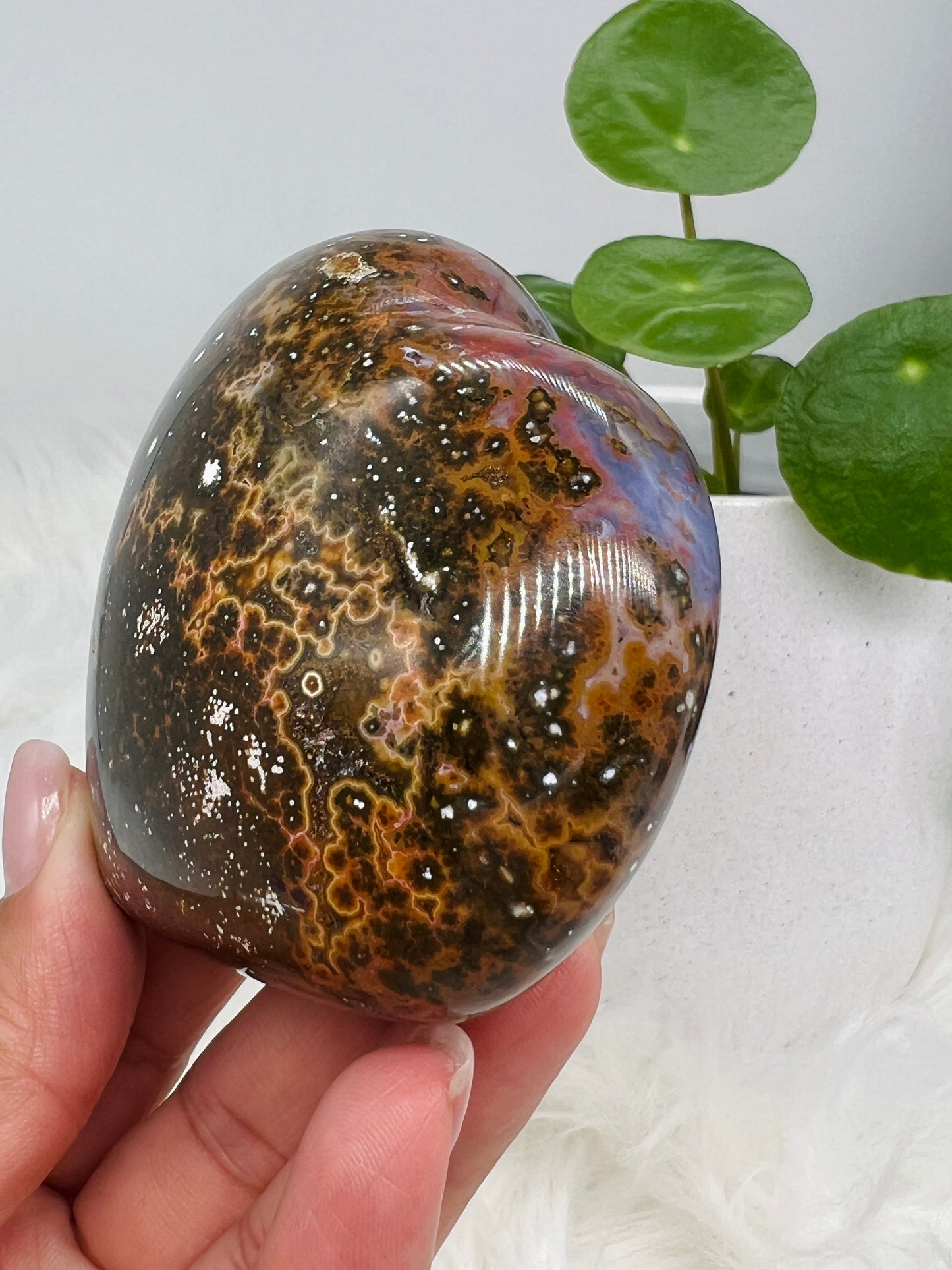 Ocean Jasper Heart