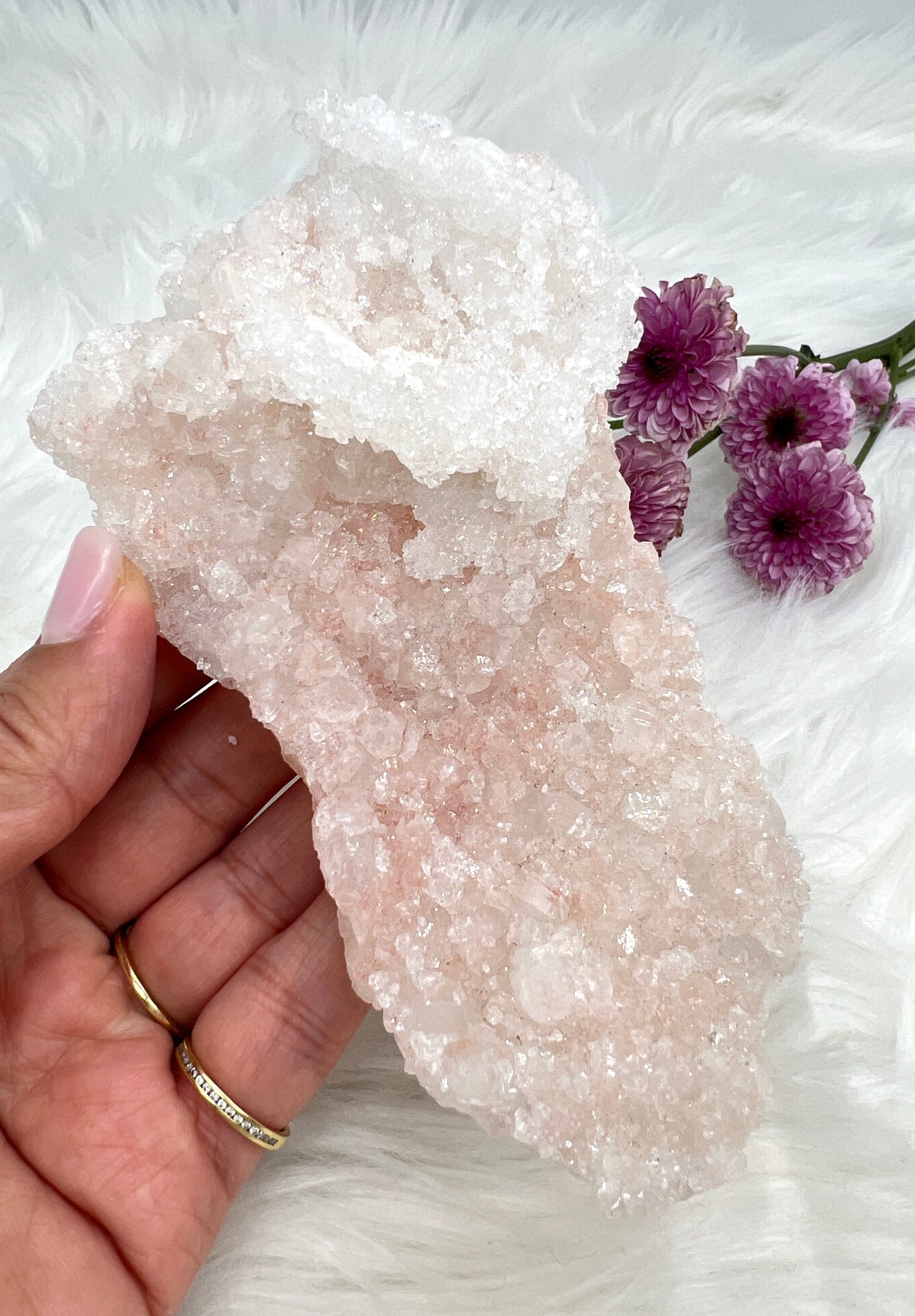 Crystalline Pink Apophyllite