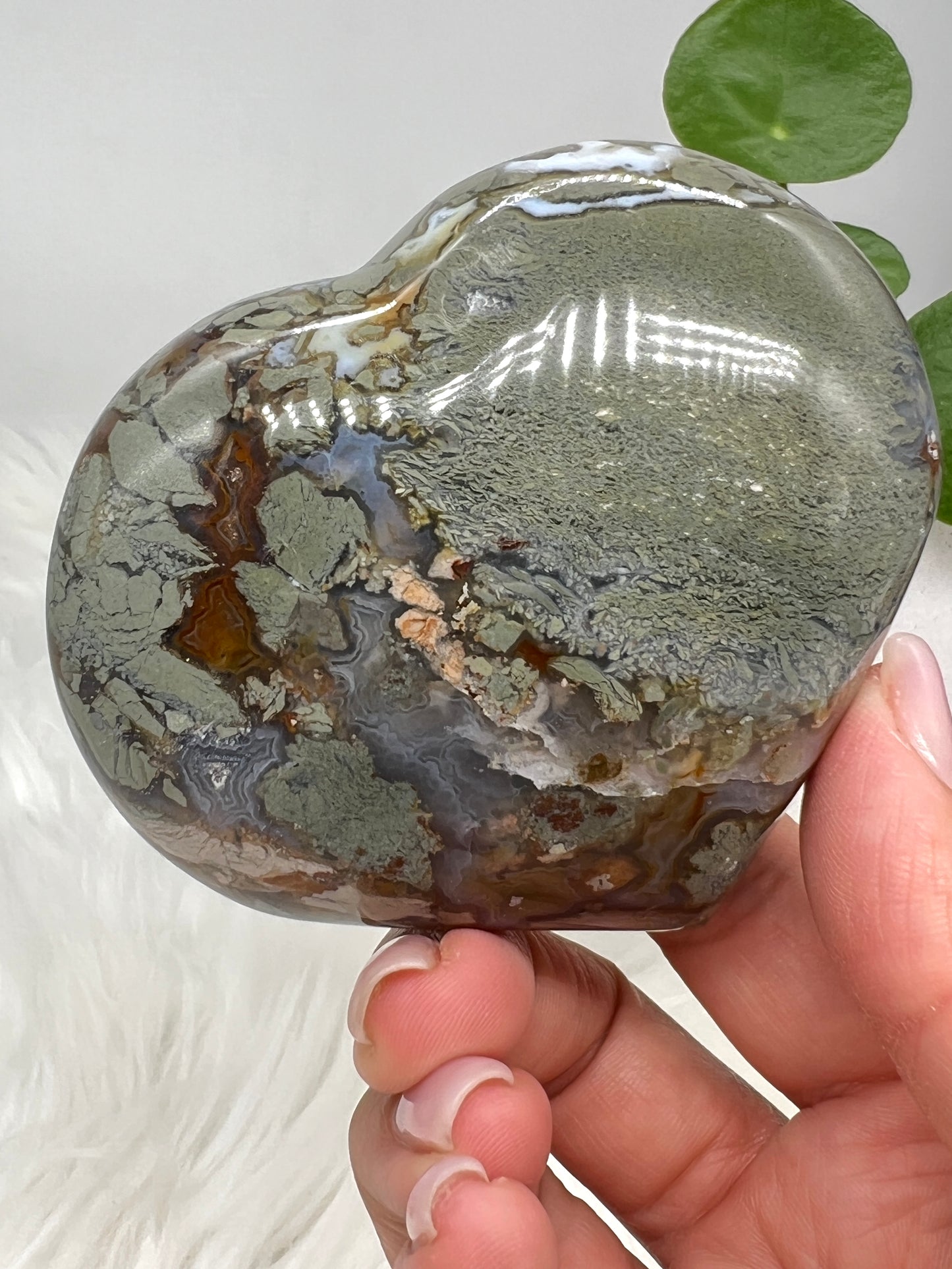 Ocean Jasper Heart