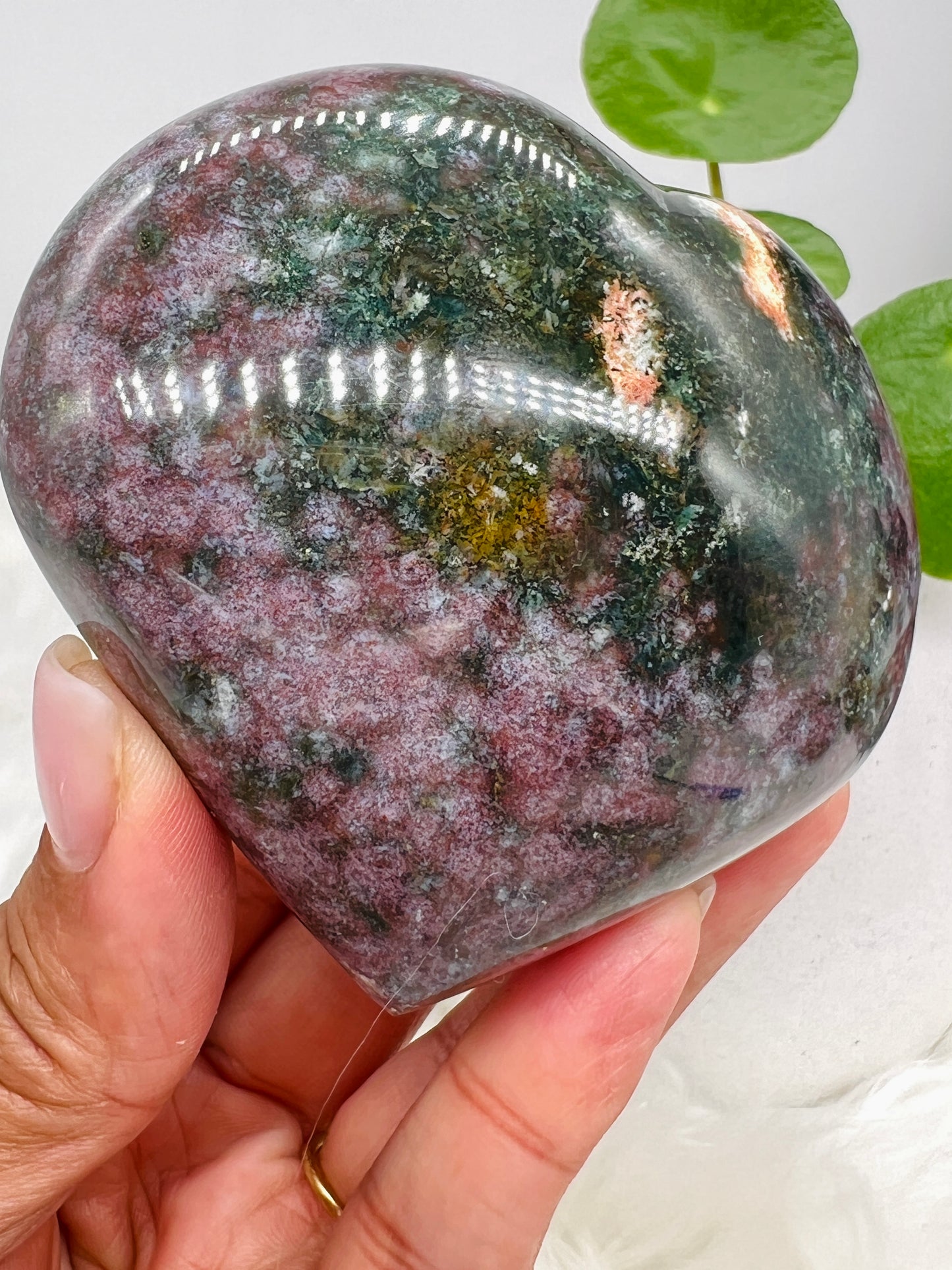 Ocean Jasper Heart