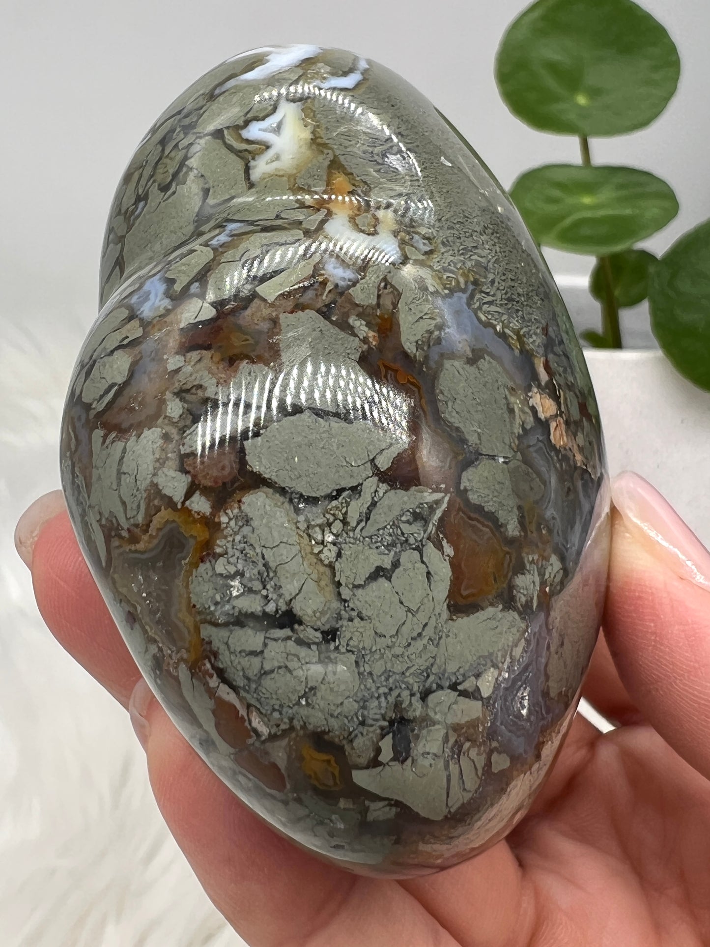 Ocean Jasper Heart