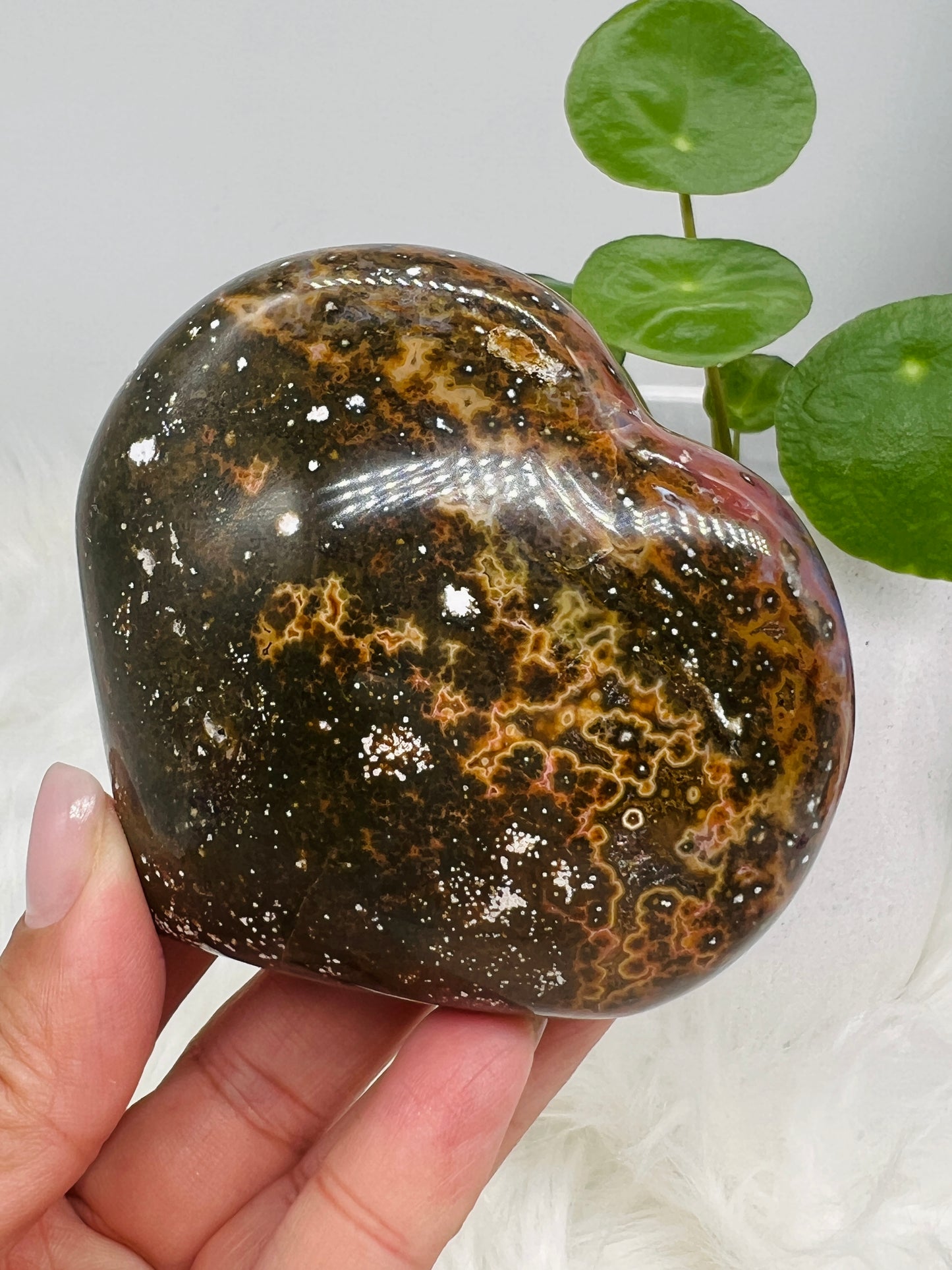 Ocean Jasper Heart