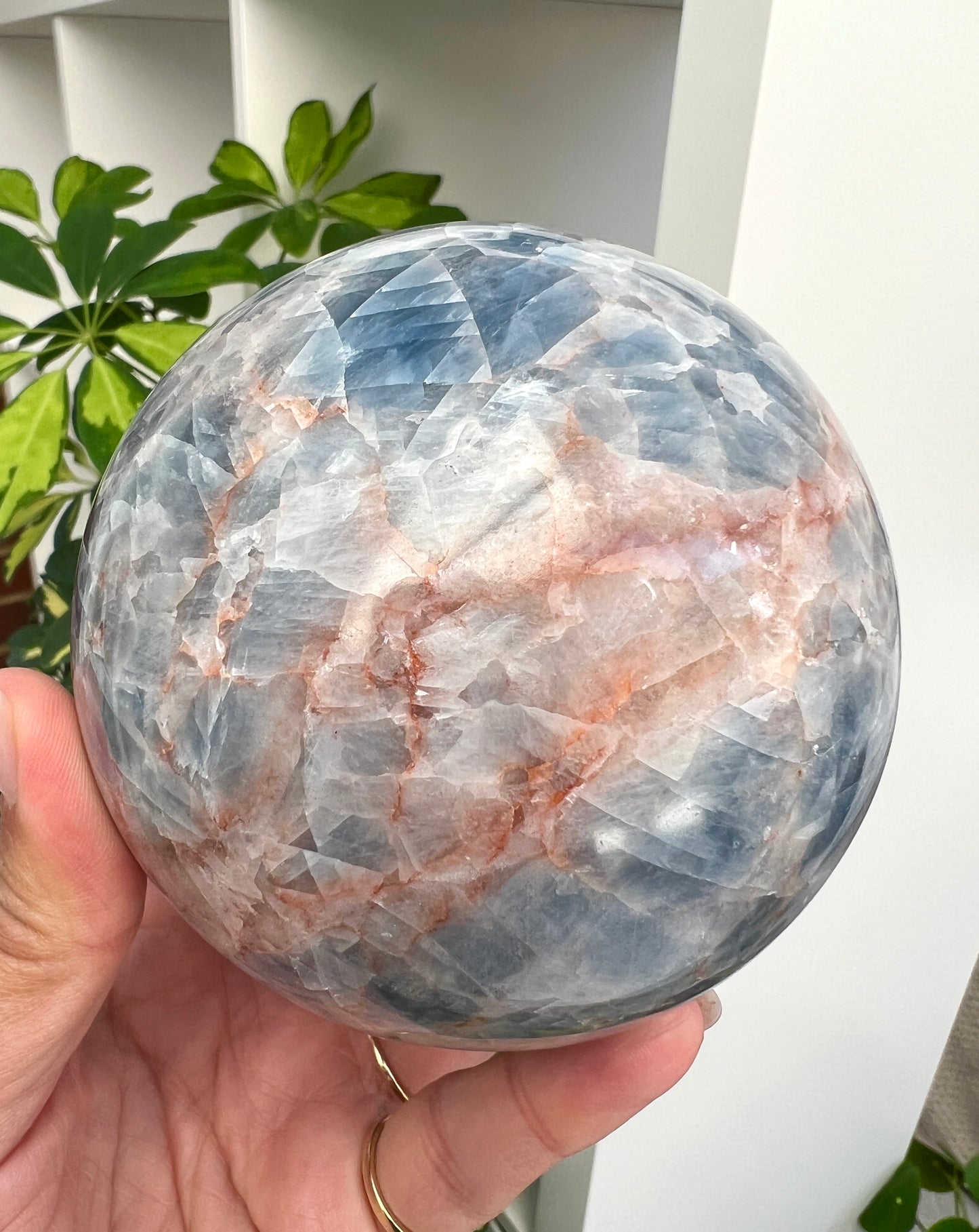 Blue Calcite Sphere