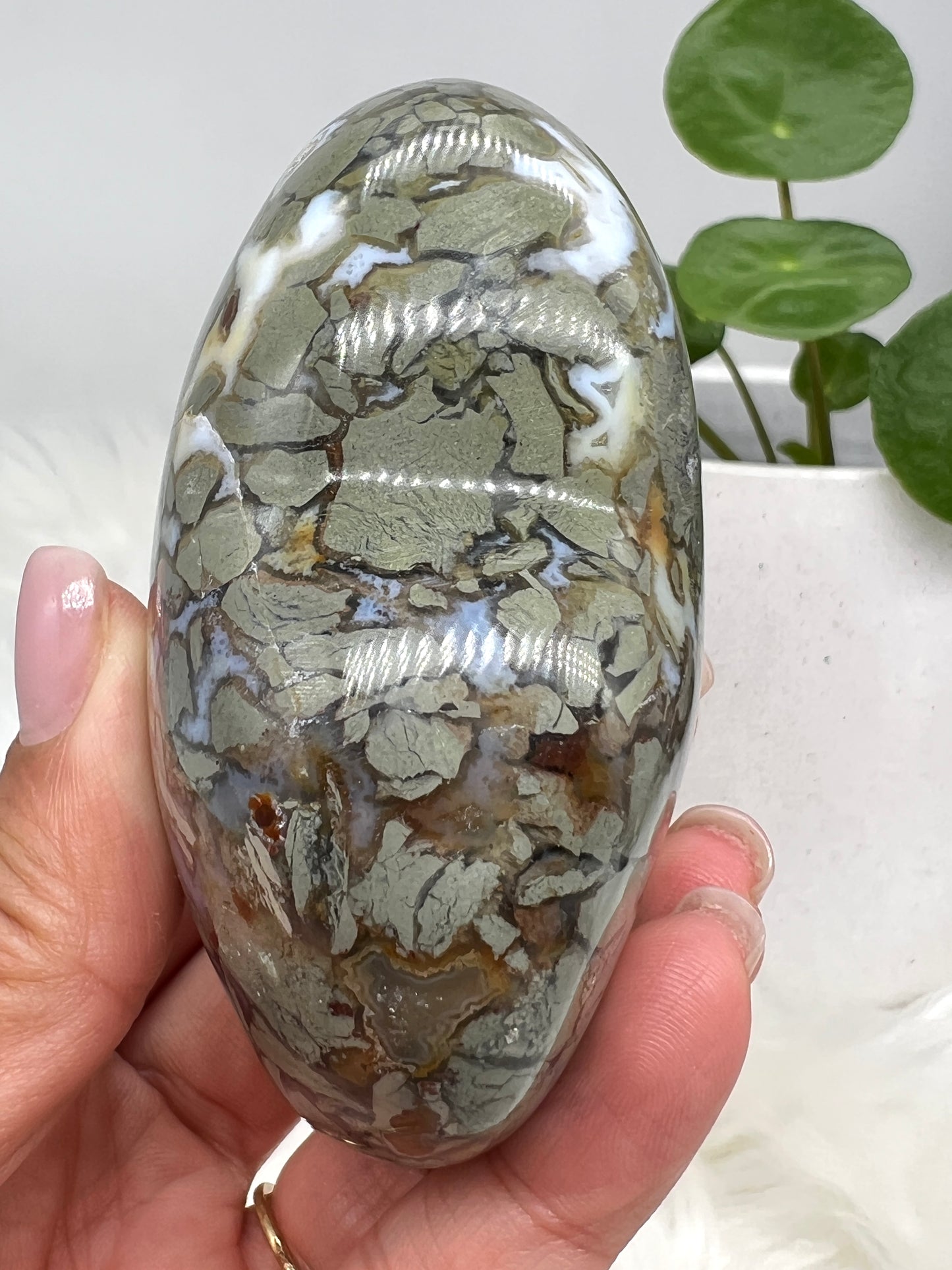 Ocean Jasper Heart