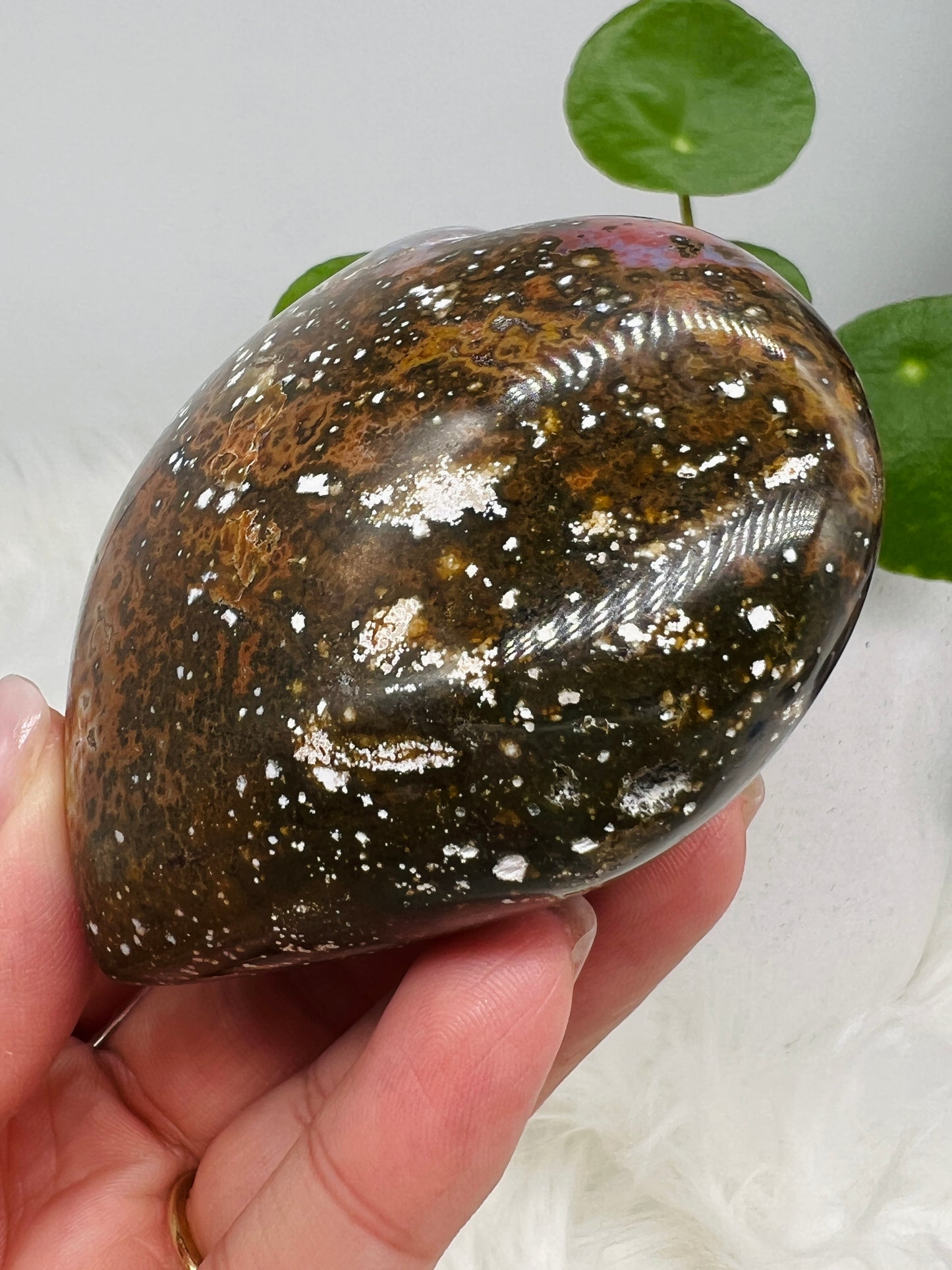 Ocean Jasper Heart