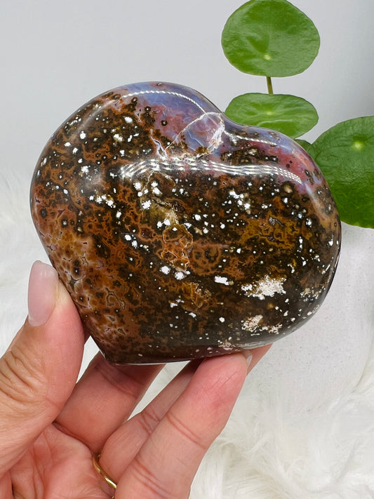 Ocean Jasper Heart