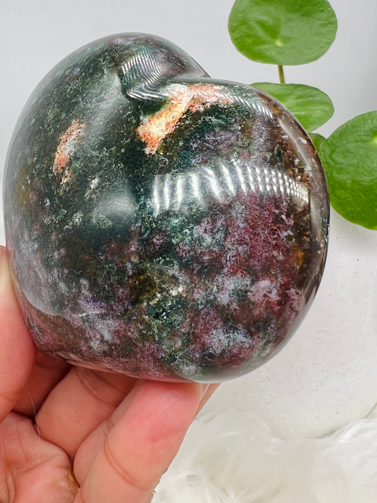 Ocean Jasper Heart