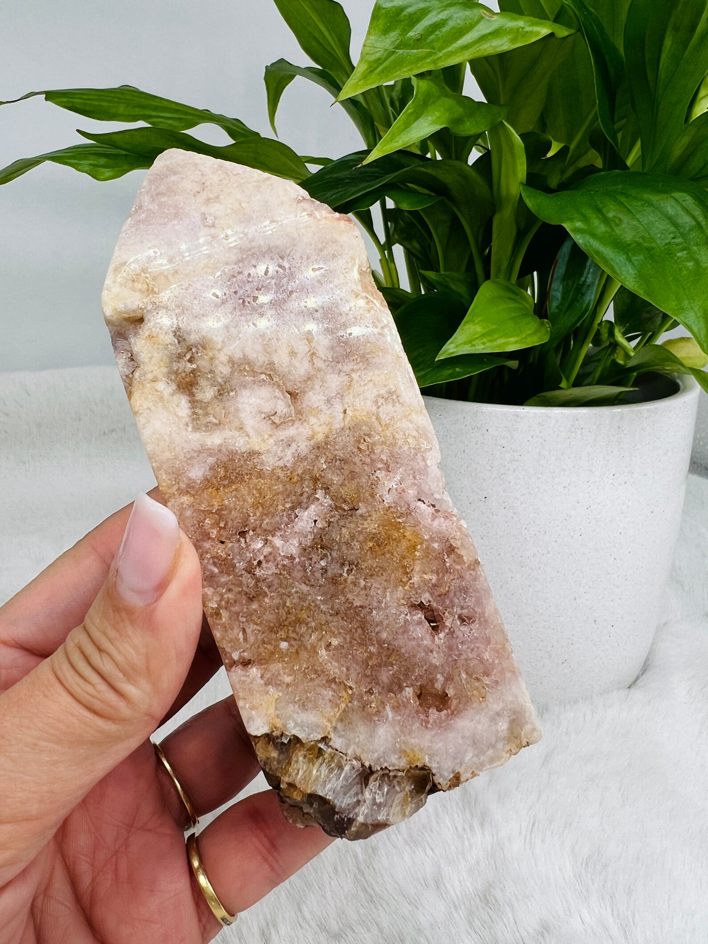 Pink Amethyst Point