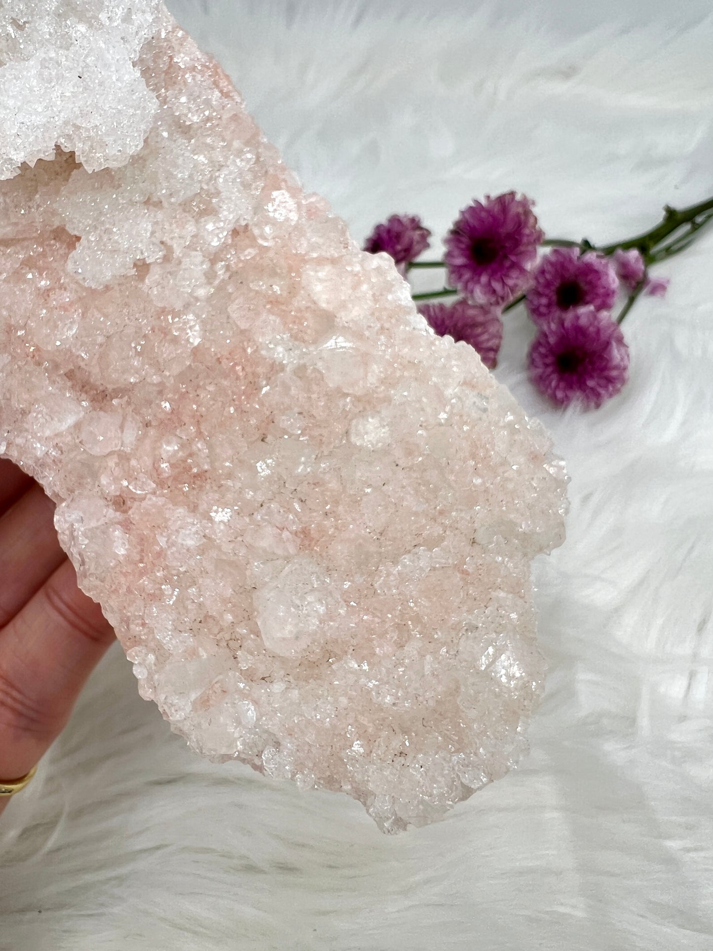 Crystalline Pink Apophyllite