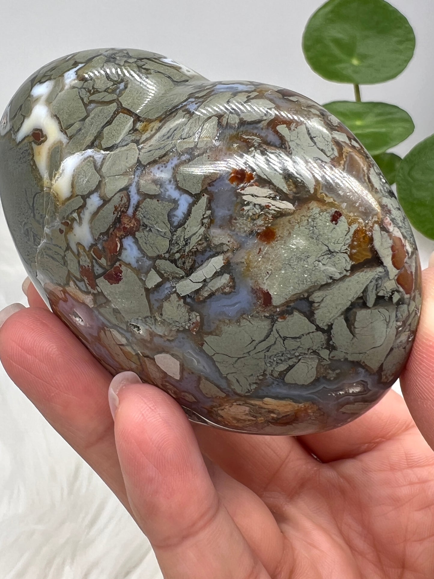 Ocean Jasper Heart