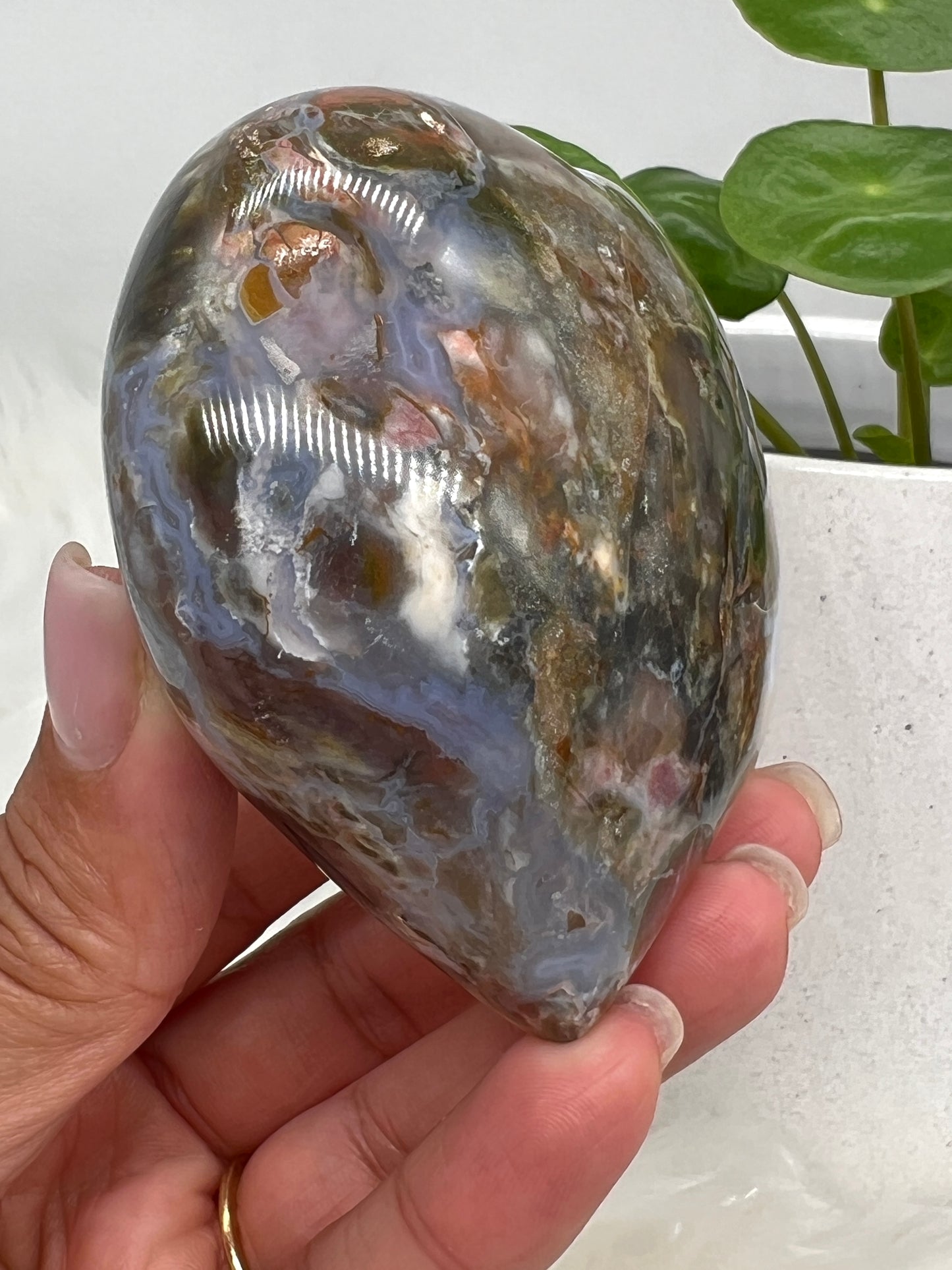 Ocean Jasper Heart