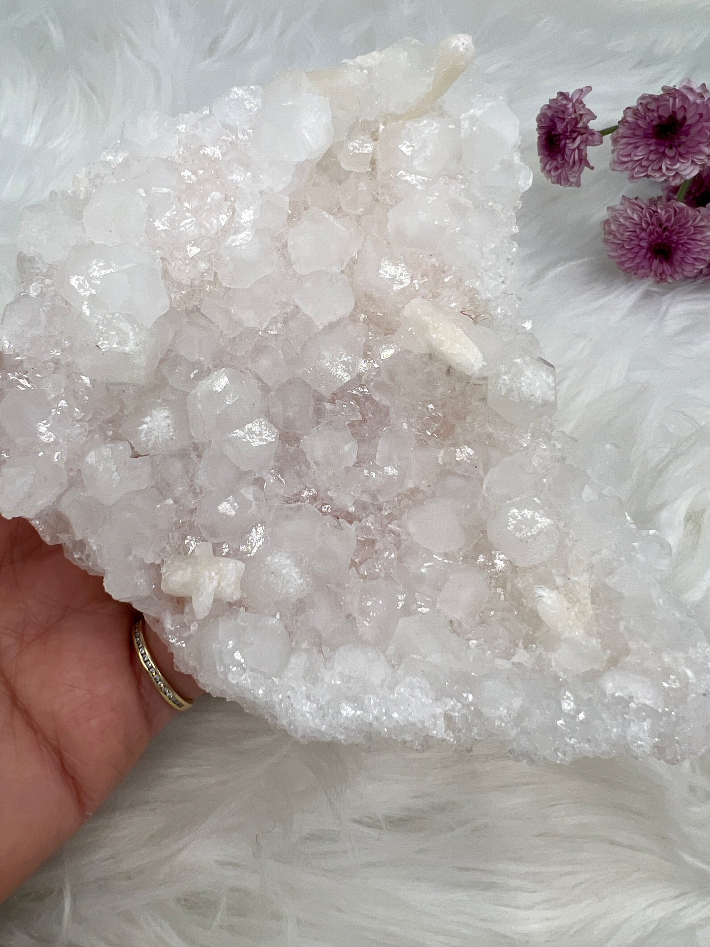 Crystalline Pink Apophyllite