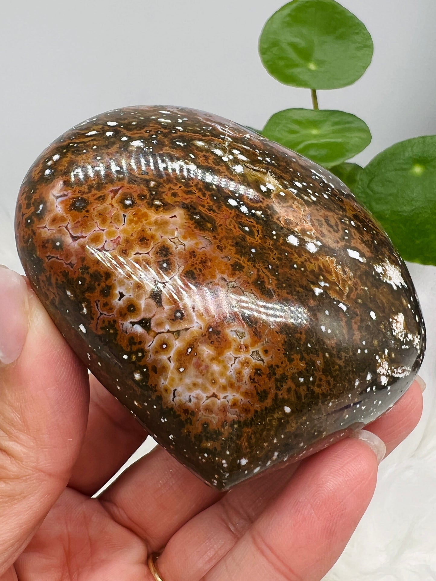 Ocean Jasper Heart