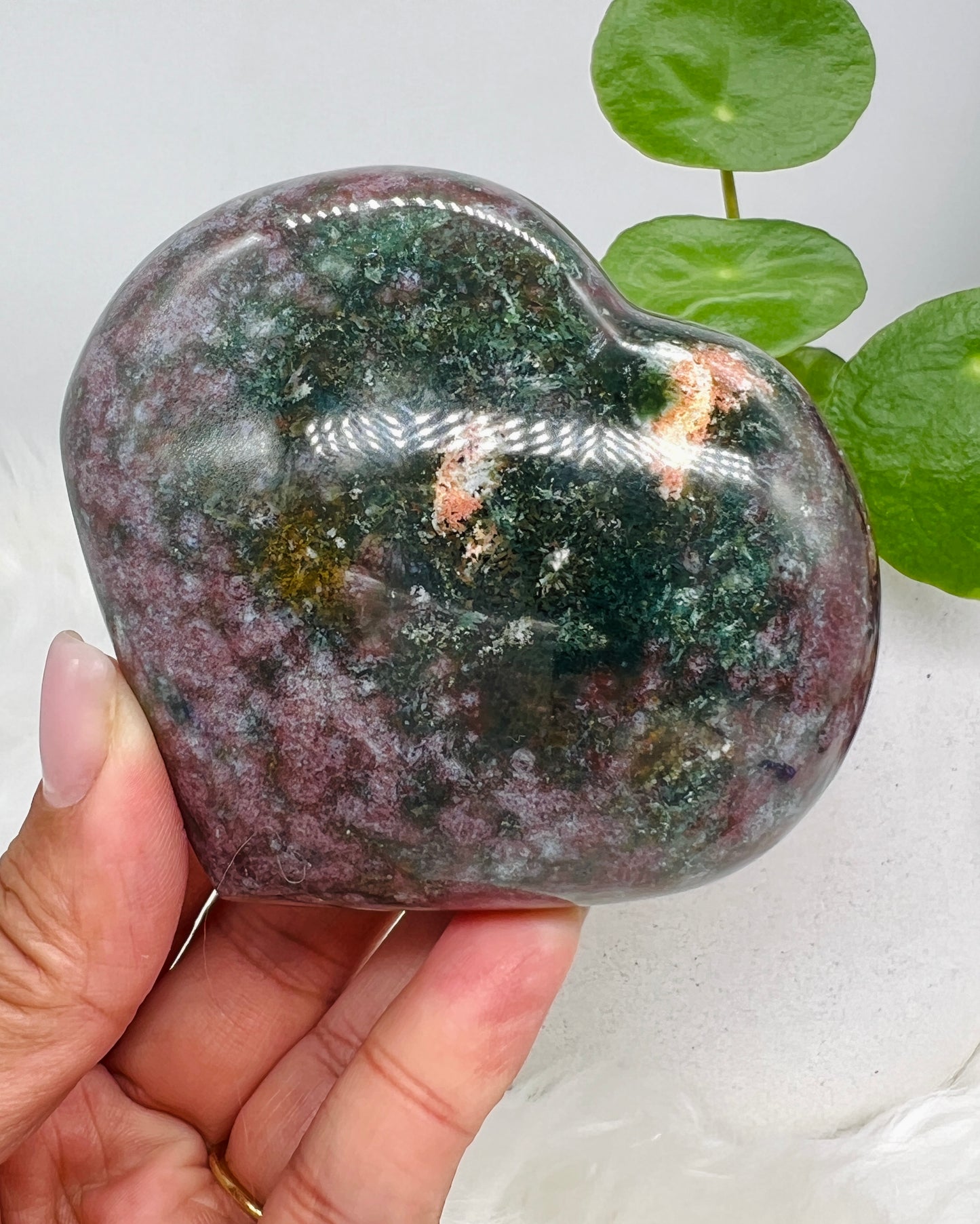 Ocean Jasper Heart