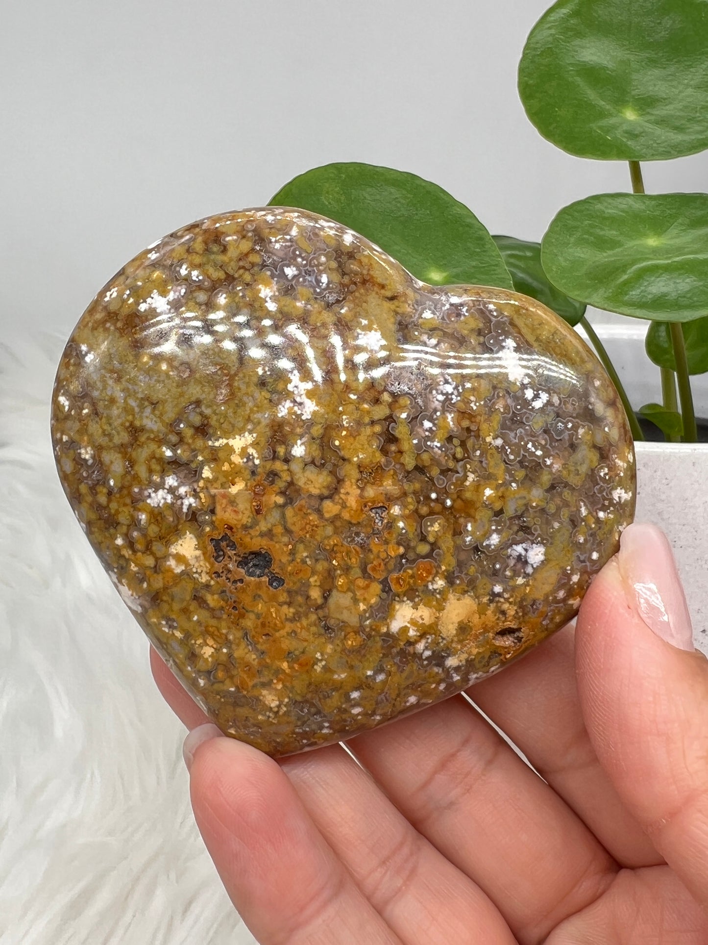 Ocean Jasper Heart