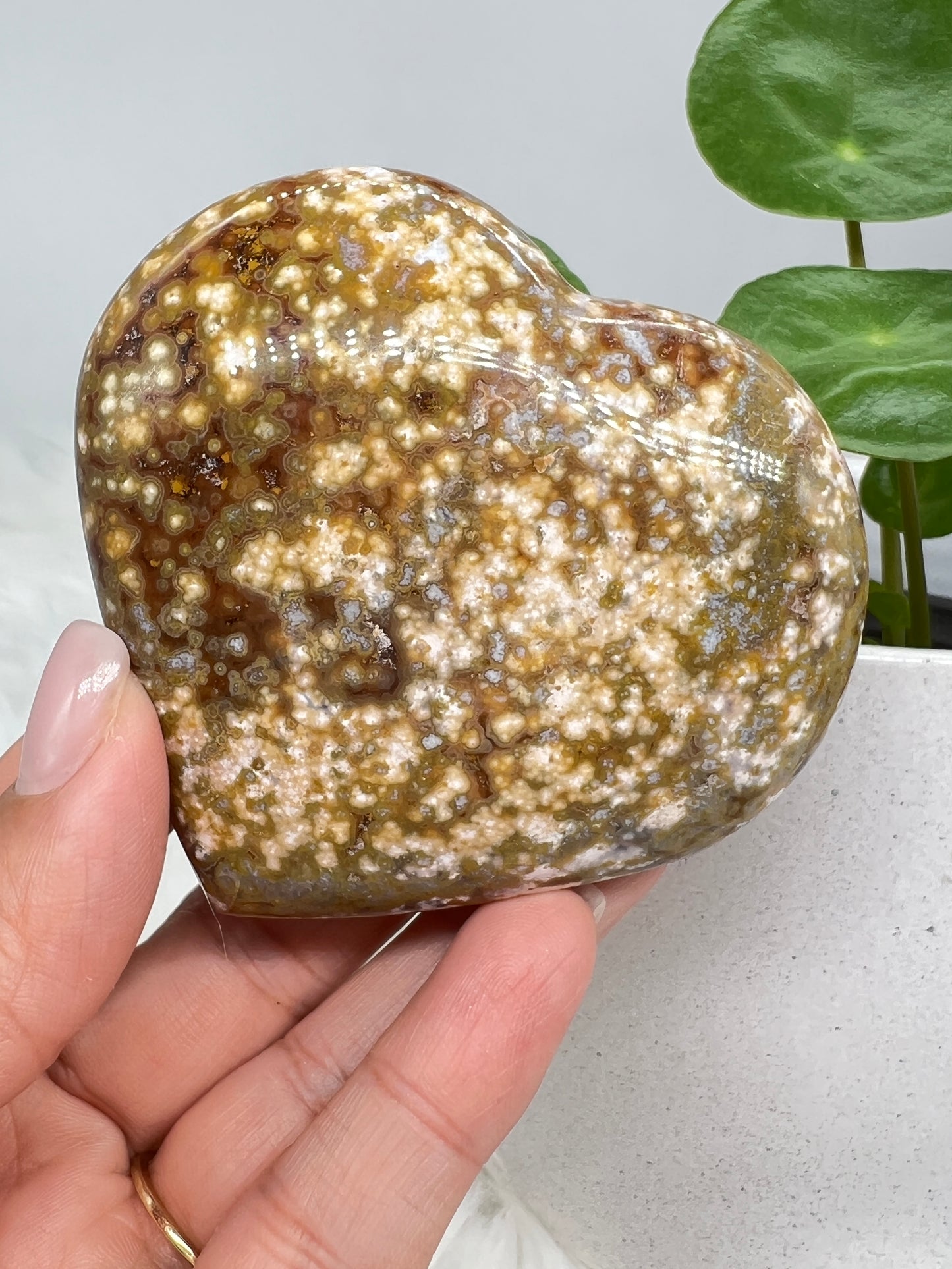 Ocean Jasper Heart