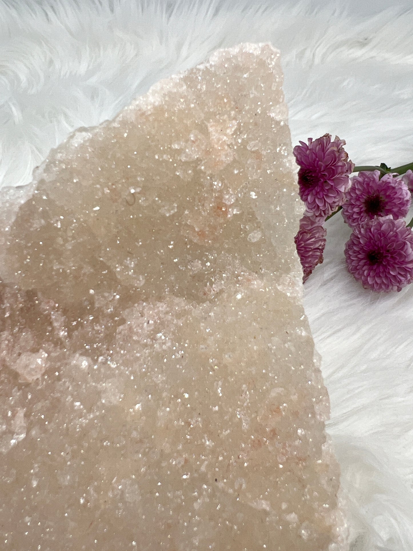 Crystalline Pink Apophyllite