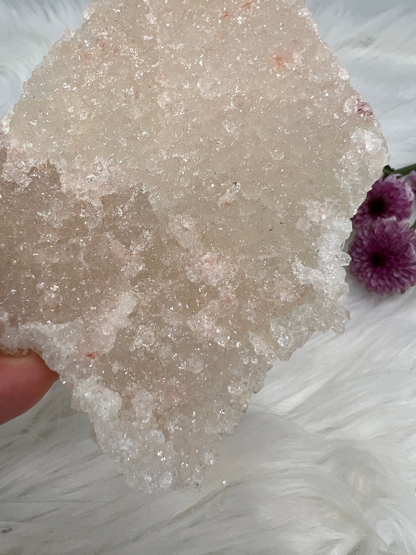 Crystalline Pink Apophyllite