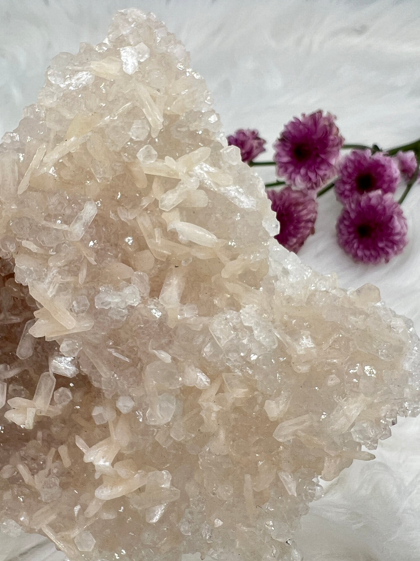 Crystalline Pink Apophyllite