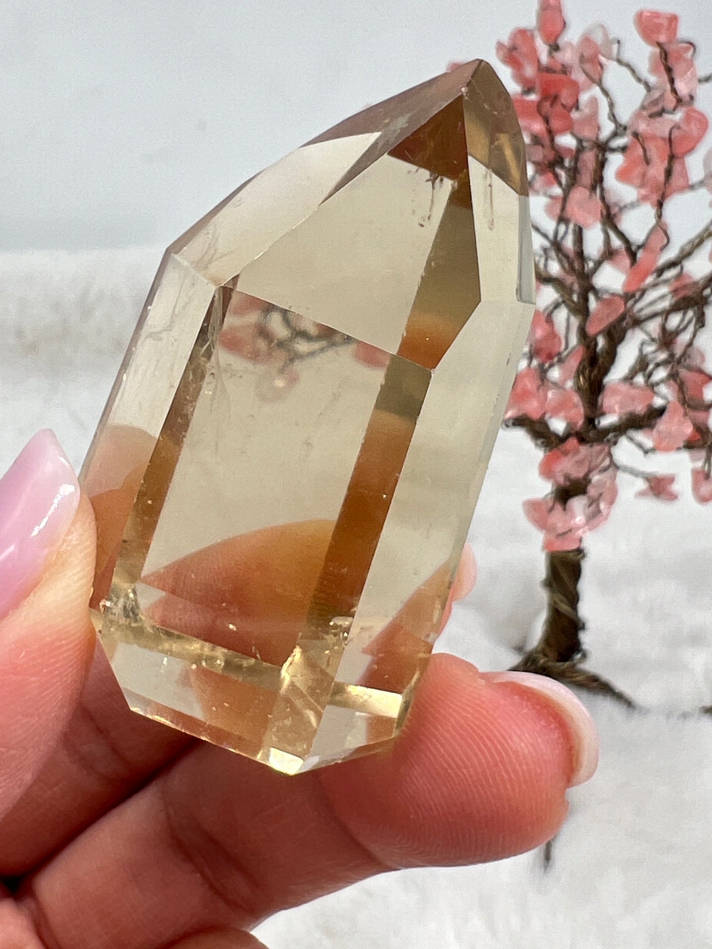 Natural Citrine Point