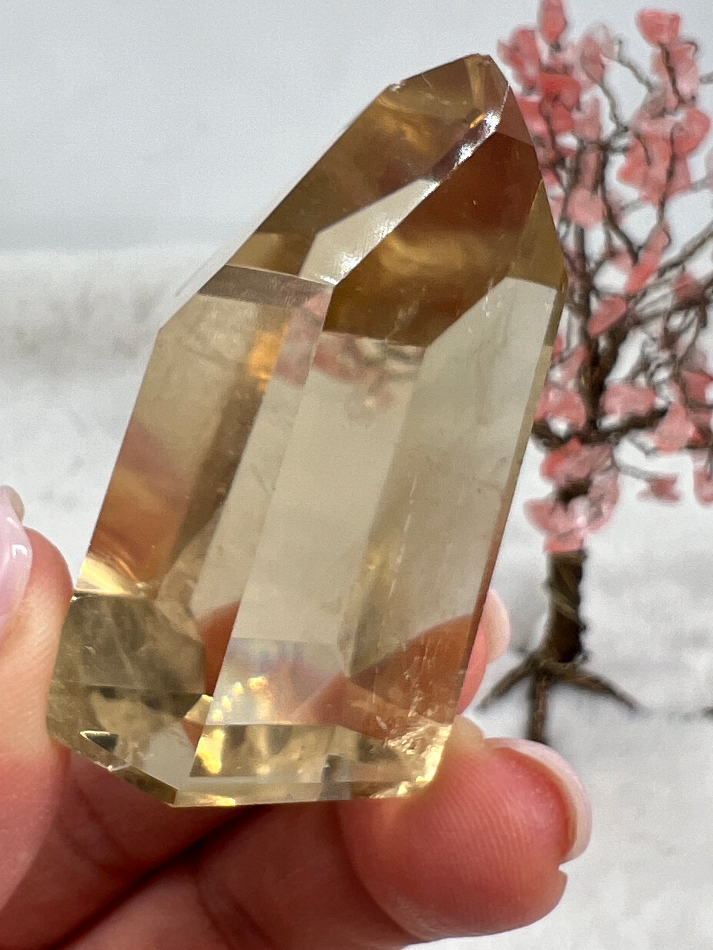 Natural Citrine Point