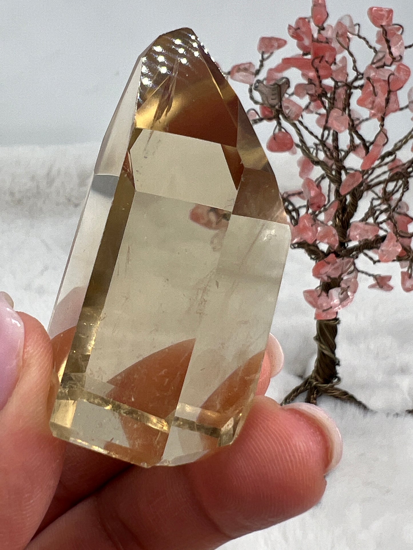 Natural Citrine Point