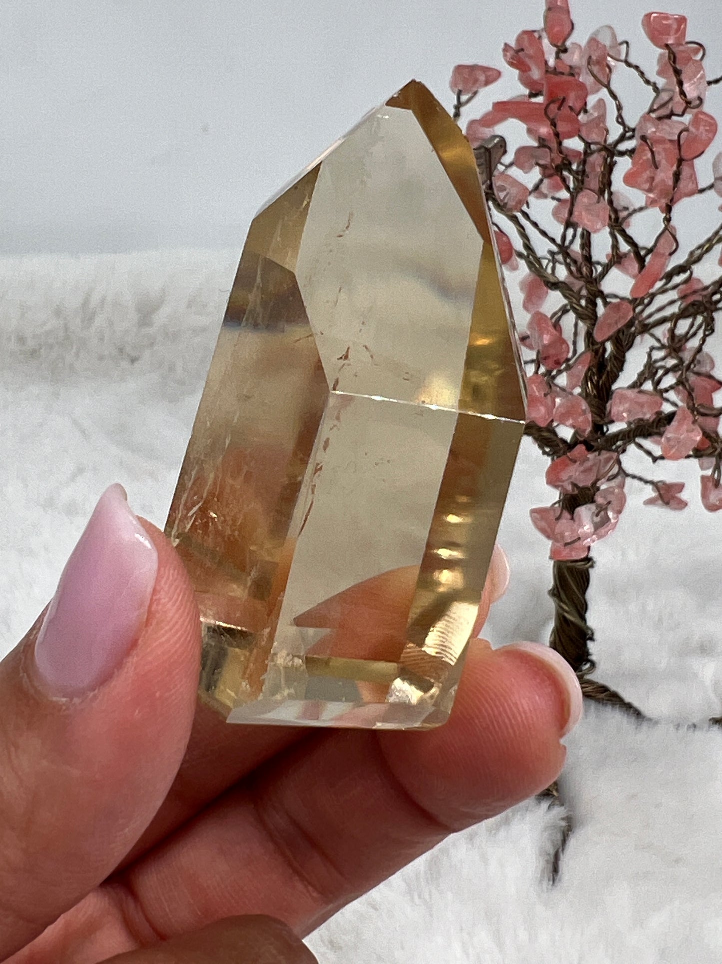 Natural Citrine Point