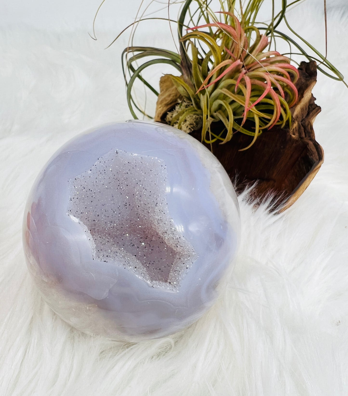 Druzy Agate Sphere