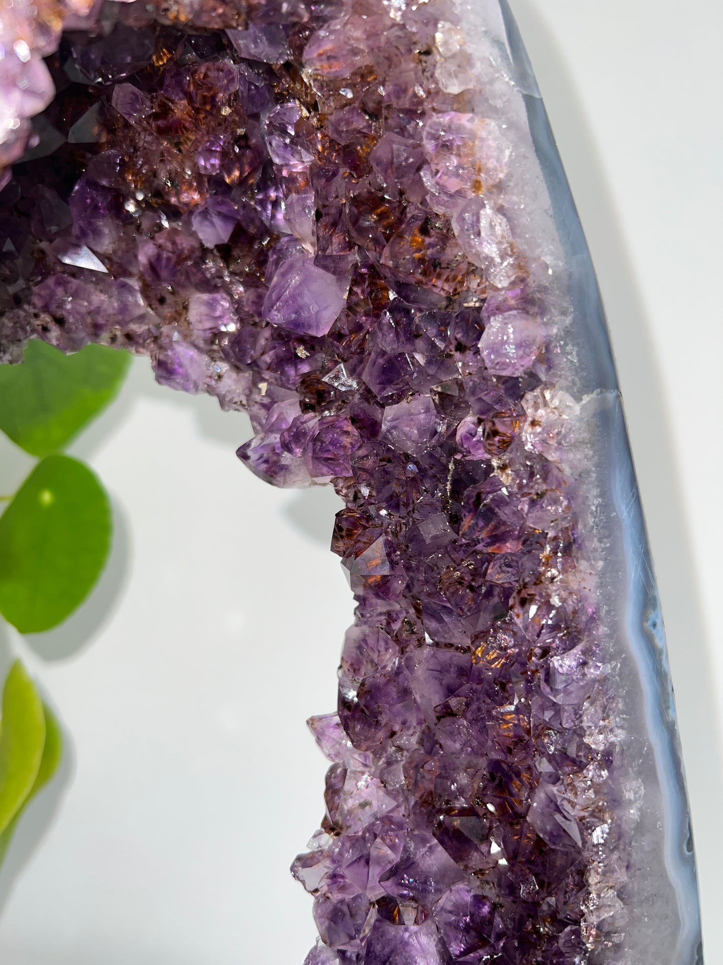 Amethyst Church with Cacoxenite