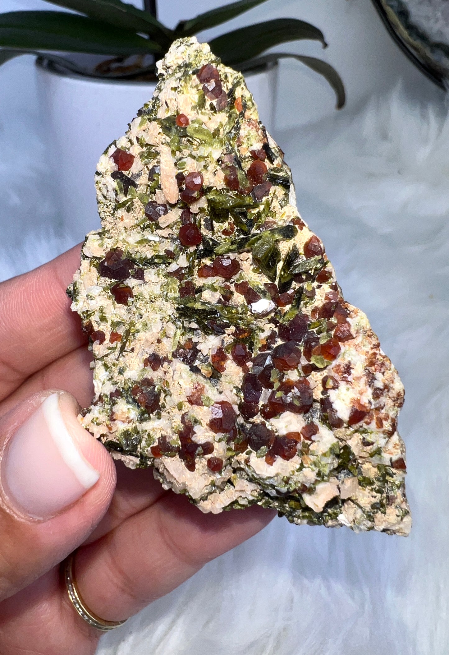 Spessartine Garnet and Epidote