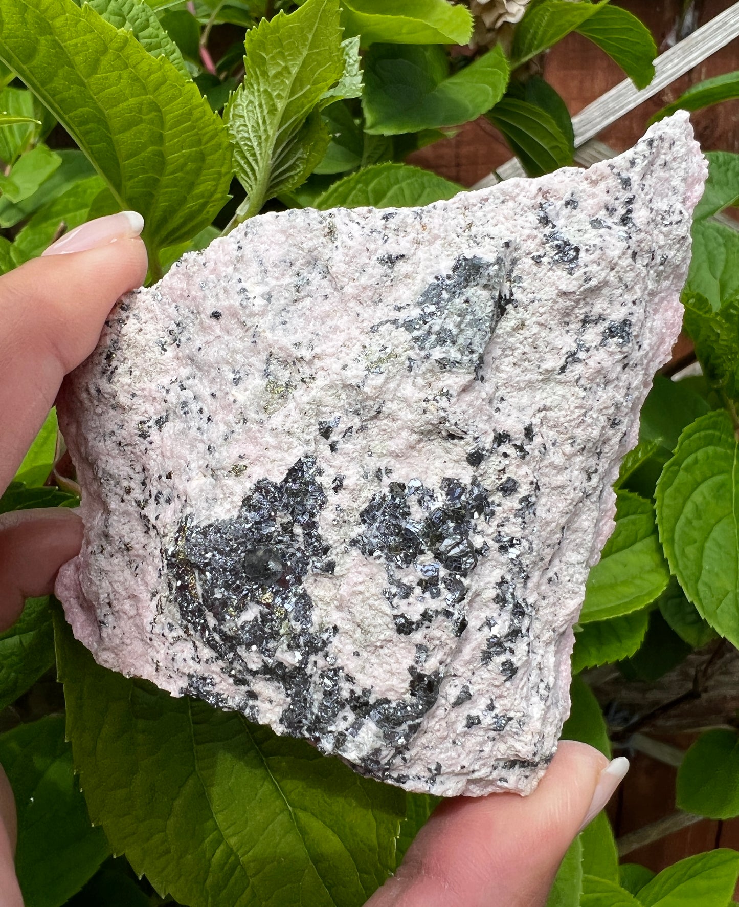 Rhodochrosite with Stilbite