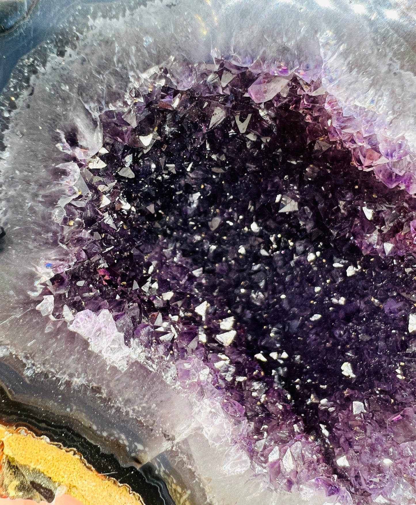 Agate and Amethyst Geode