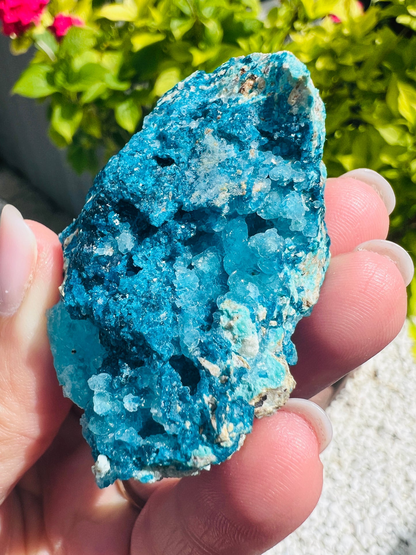 Veszelyite on Hemimorphite