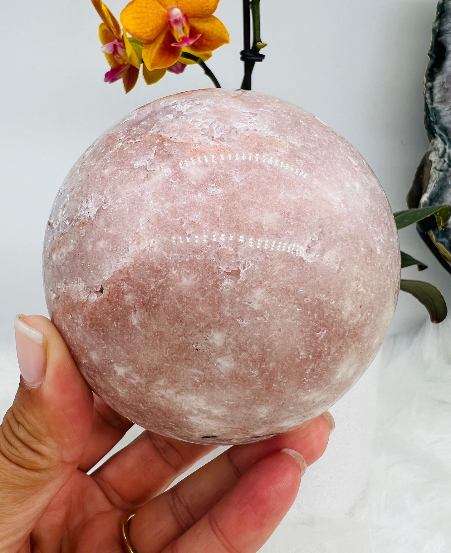 Pink Amethyst Sphere