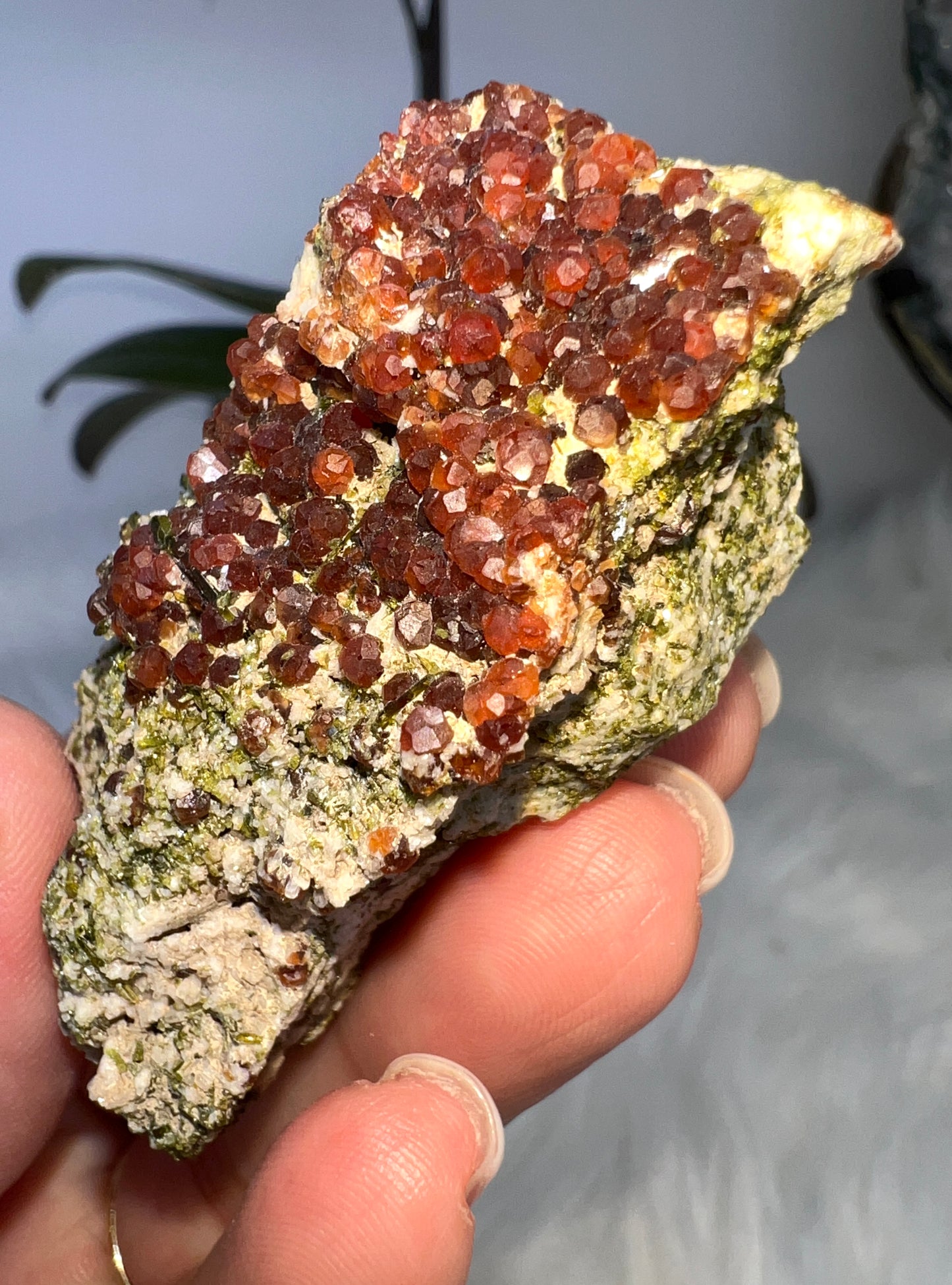 Spessartine Garnet and Epidote